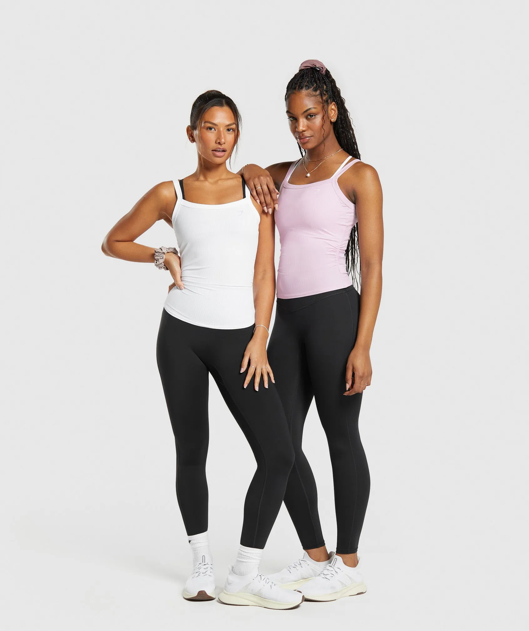 Gymshark Elevate Ruched Tank - Lemonade Pink sold by Gymshark product image thumbnail 4