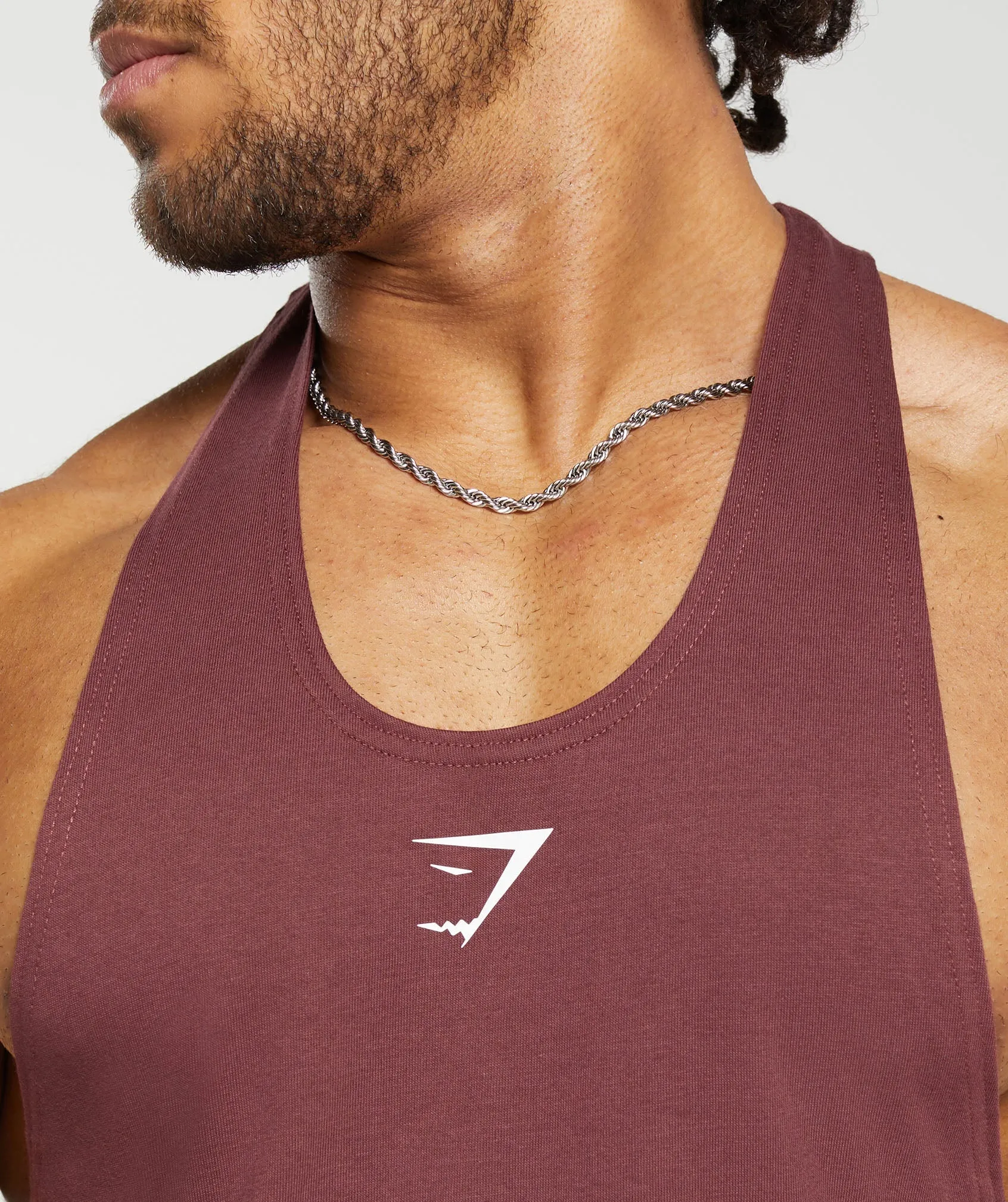 Gymshark React Stringer - Burgundy Brown sold by Gymshark product image thumbnail 5