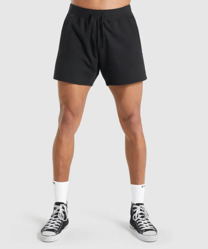 Gymshark Chalk 5" Quad Shorts - Black sold by Gymshark