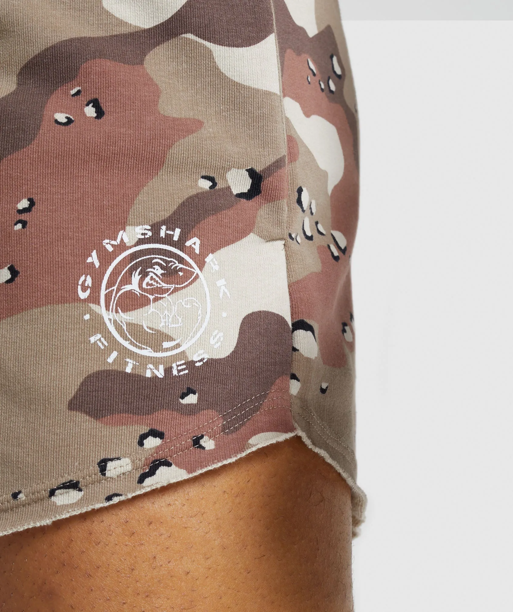 Gymshark Legacy 4" Shorts - Cement Brown sold by Gymshark product image thumbnail 5