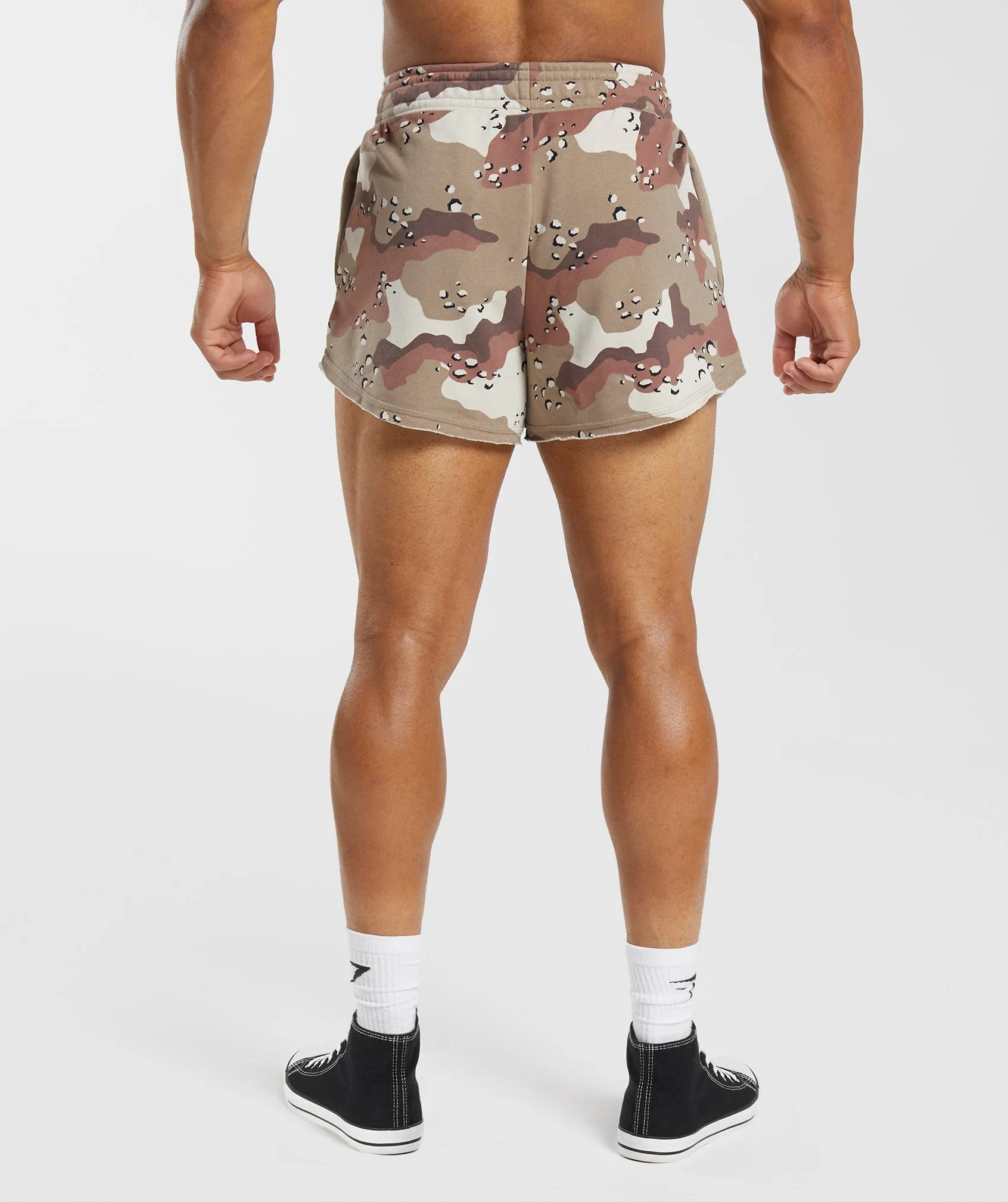 Gymshark Legacy 4" Shorts - Cement Brown sold by Gymshark product image thumbnail 2