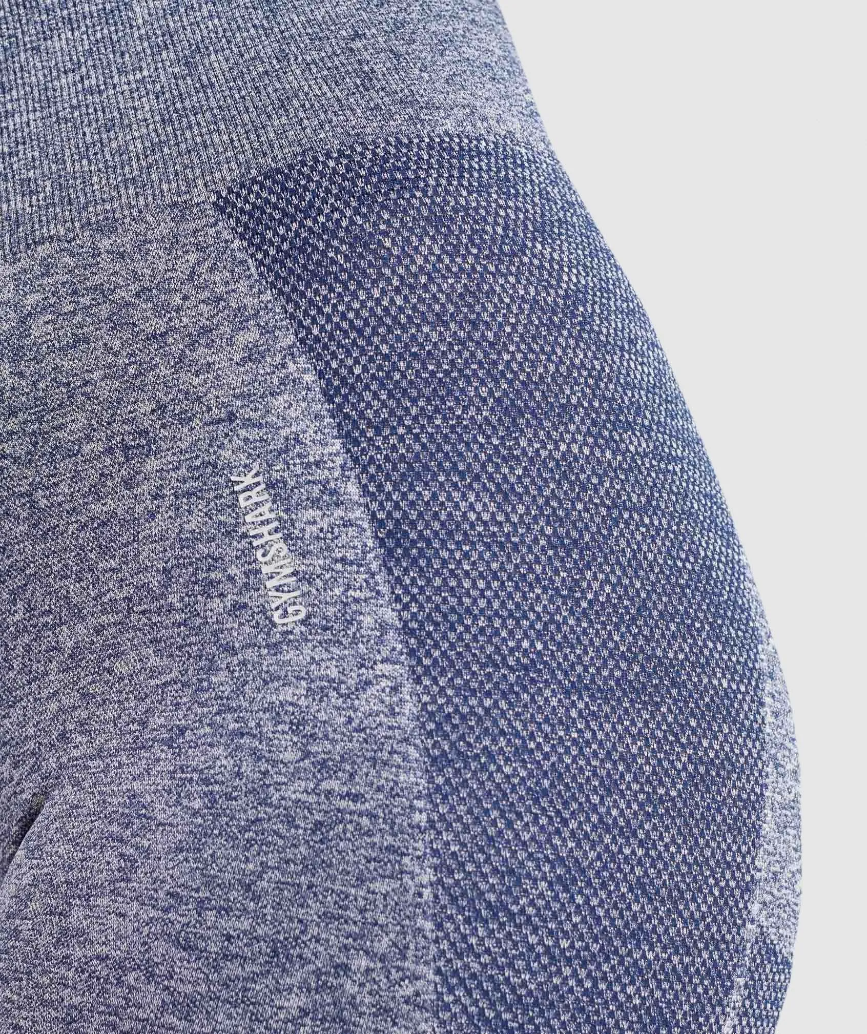 Gymshark Flex High Waisted Leggings - Navy Marl/Light Grey sold by Gymshark product image thumbnail 5