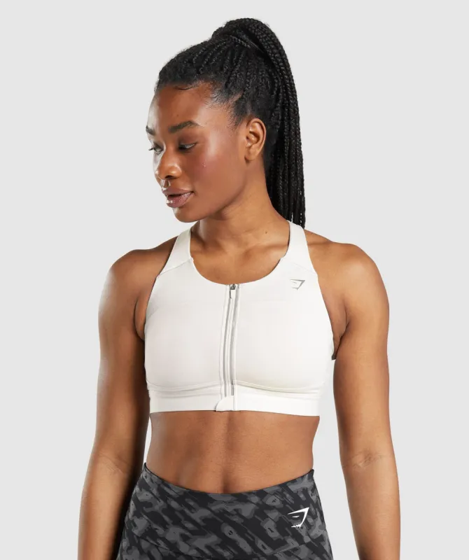 Gymshark Speed Sports Bra - Coconut White sold by Gymshark