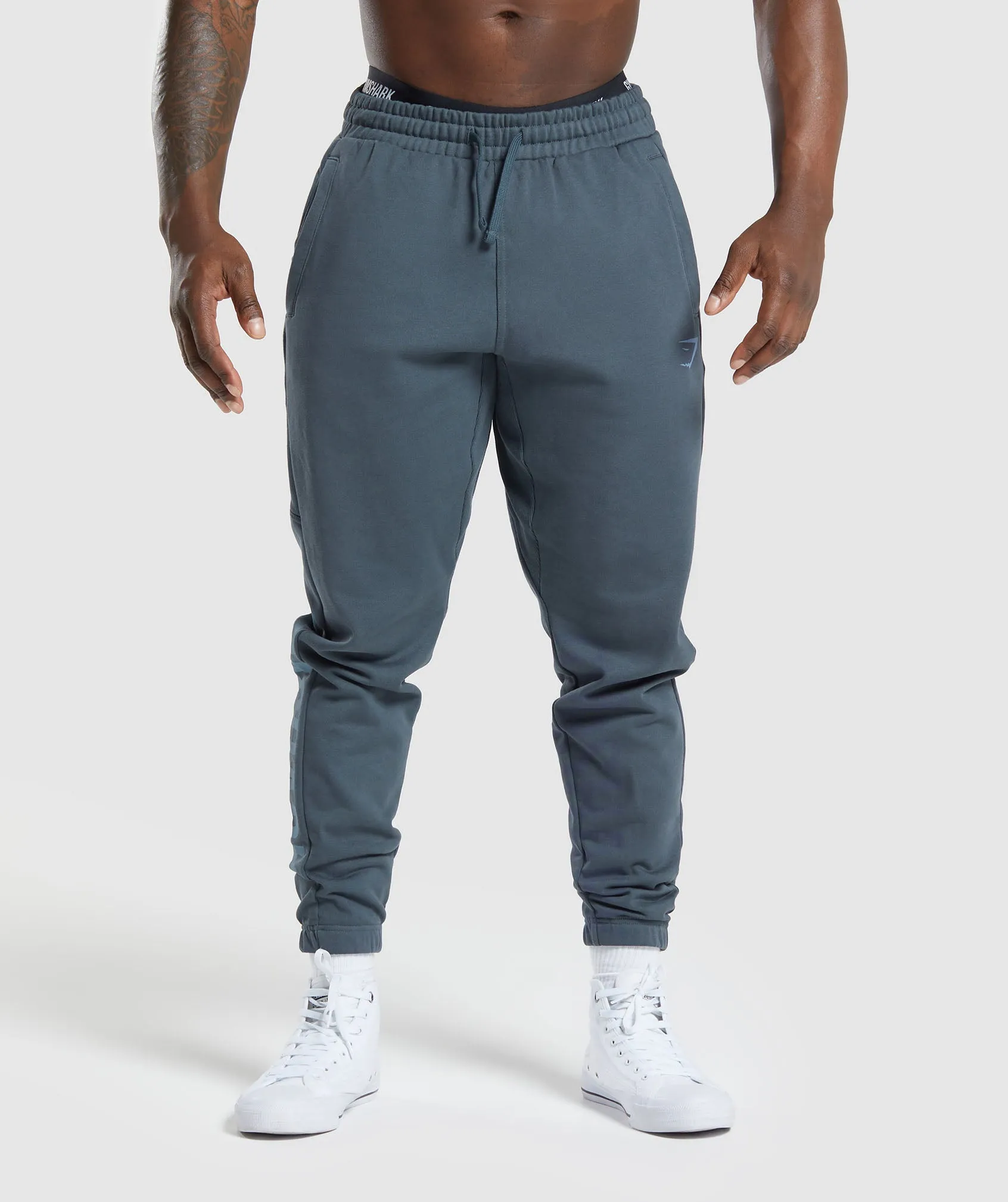 Gymshark Power Joggers - Titanium Blue sold by Gymshark product image thumbnail 2