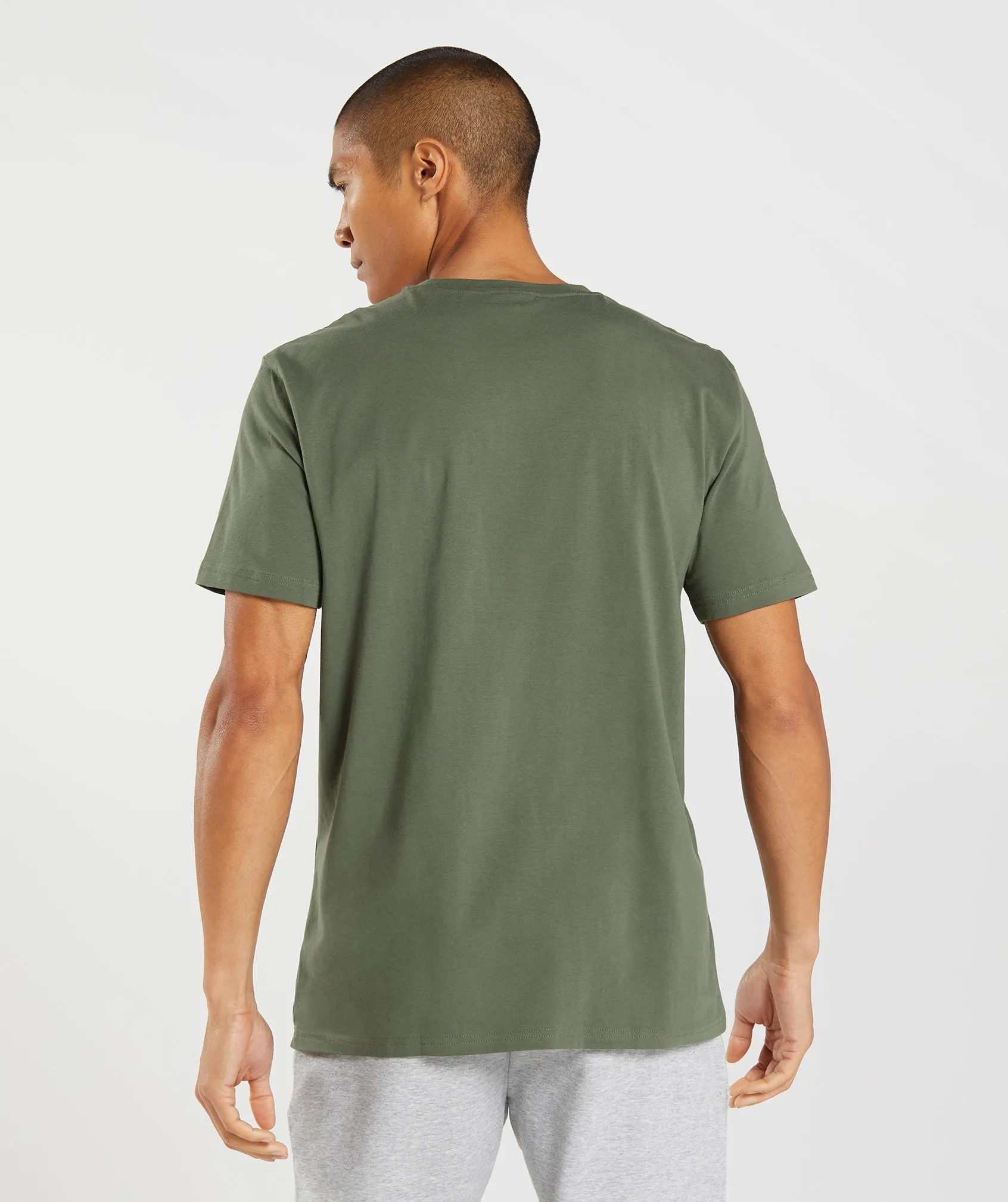 Gymshark Block T-Shirt - Core Olive sold by Gymshark product image thumbnail 2