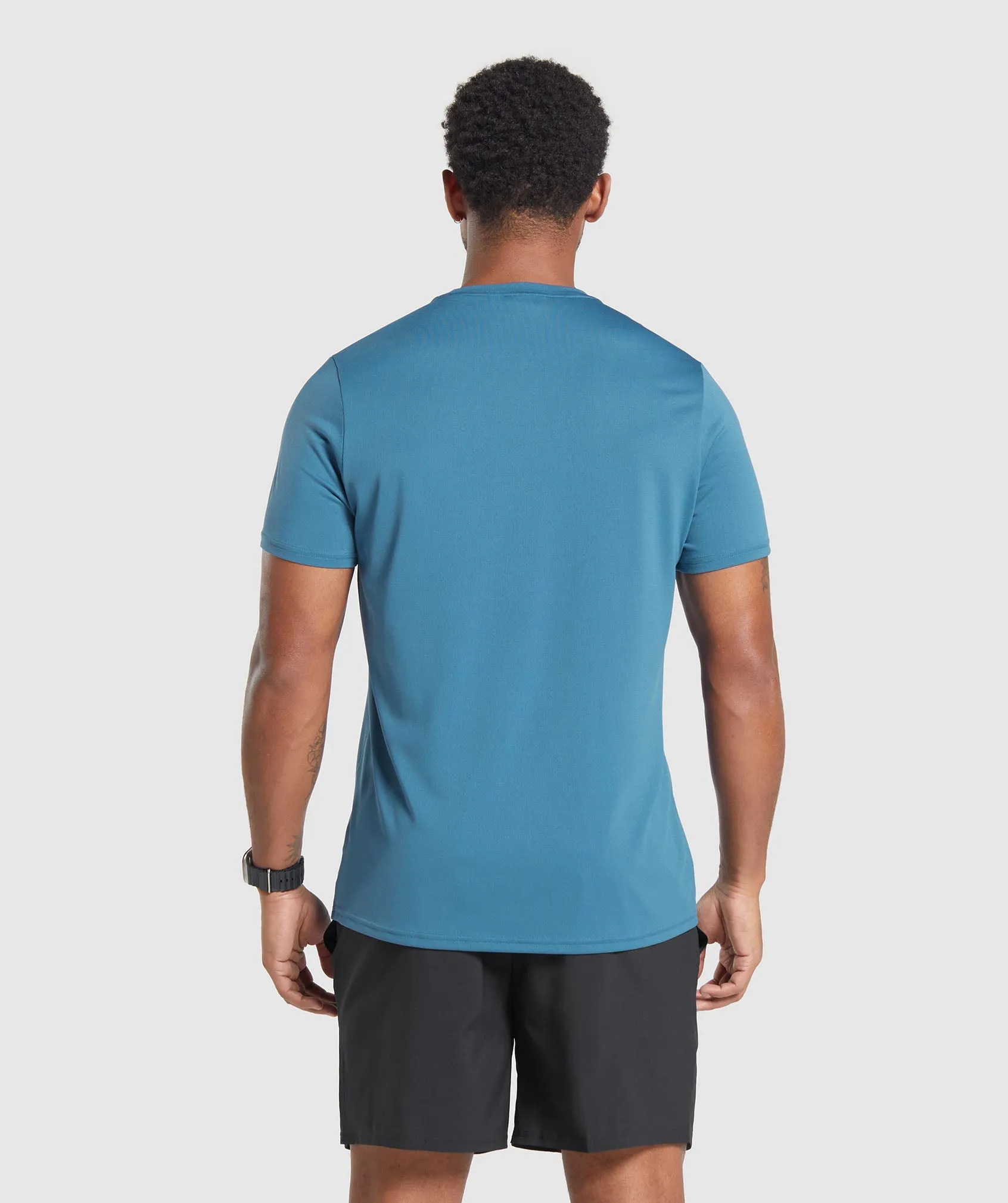 Gymshark Arrival T-Shirt (Reg Fit) - Utility Blue sold by Gymshark product image thumbnail 2