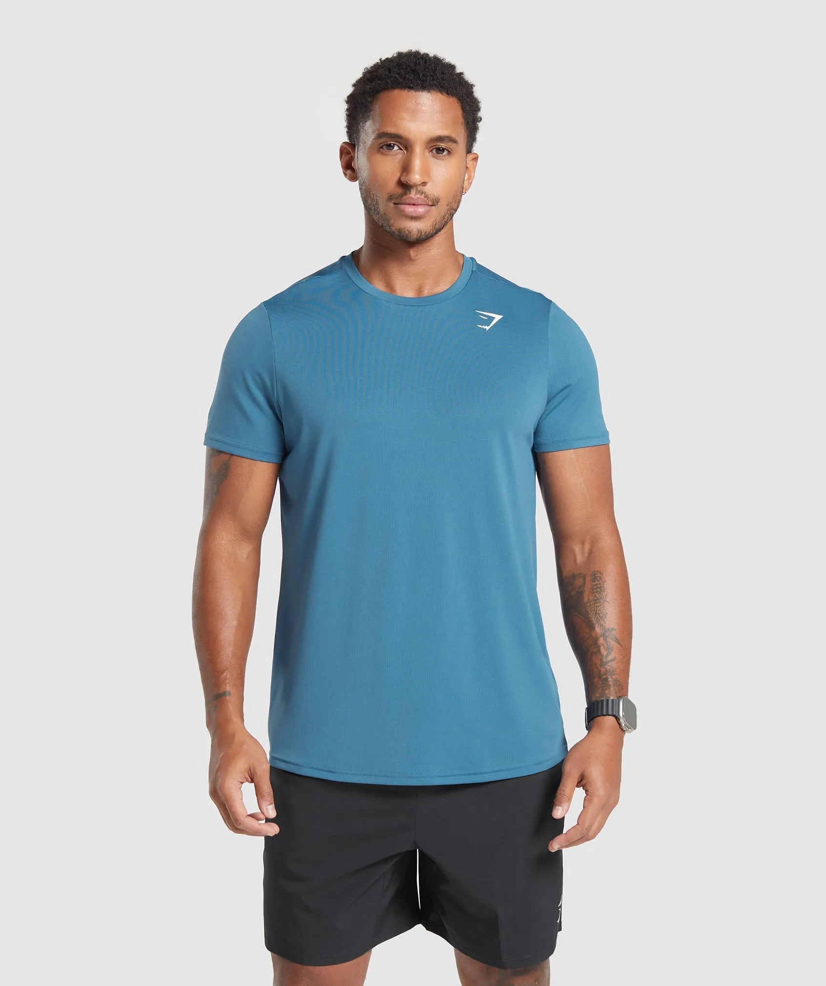 Gymshark Arrival T-Shirt (Reg Fit) - Utility Blue sold by Gymshark