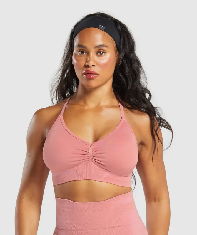 Gymshark Boost Bra - Classic Pink/Flamingo Pink sold by Gymshark