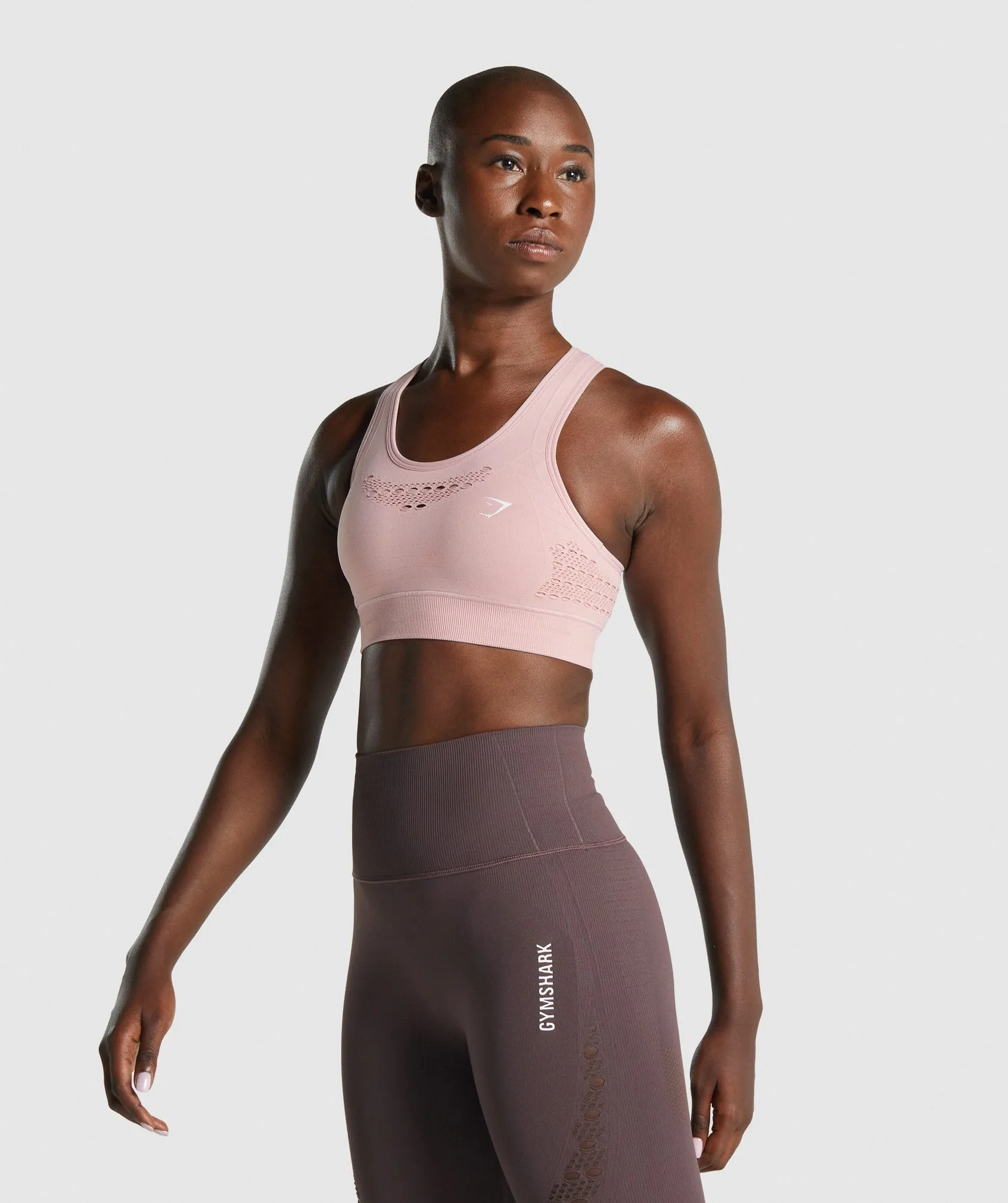 Gymshark Energy Seamless Sports Bra - Light Pink sold by Gymshark product image thumbnail 2