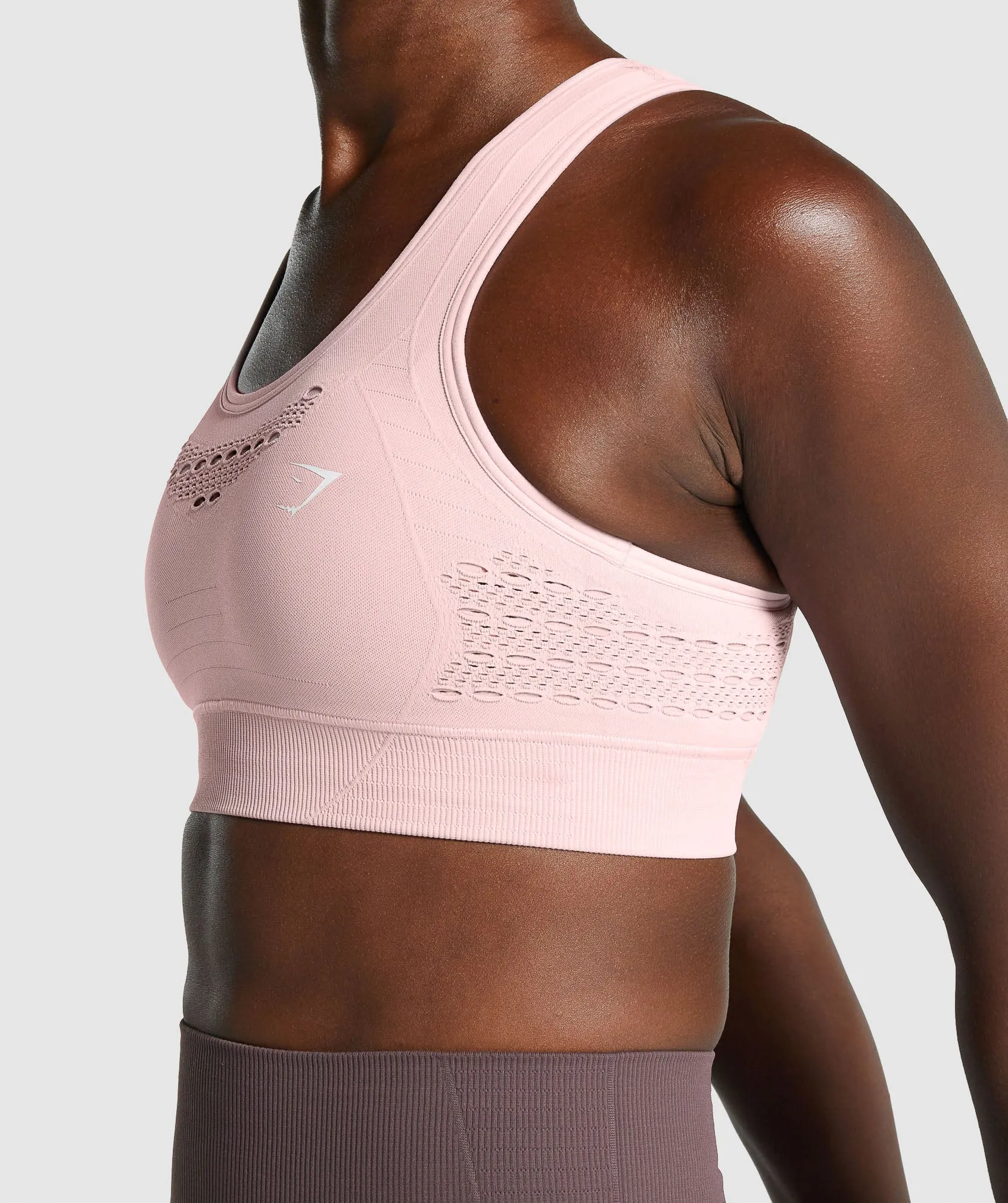 Gymshark Energy Seamless Sports Bra - Light Pink sold by Gymshark product image thumbnail 5