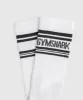 Gymshark Stripe Crew Single - White/Black sold by Gymshark