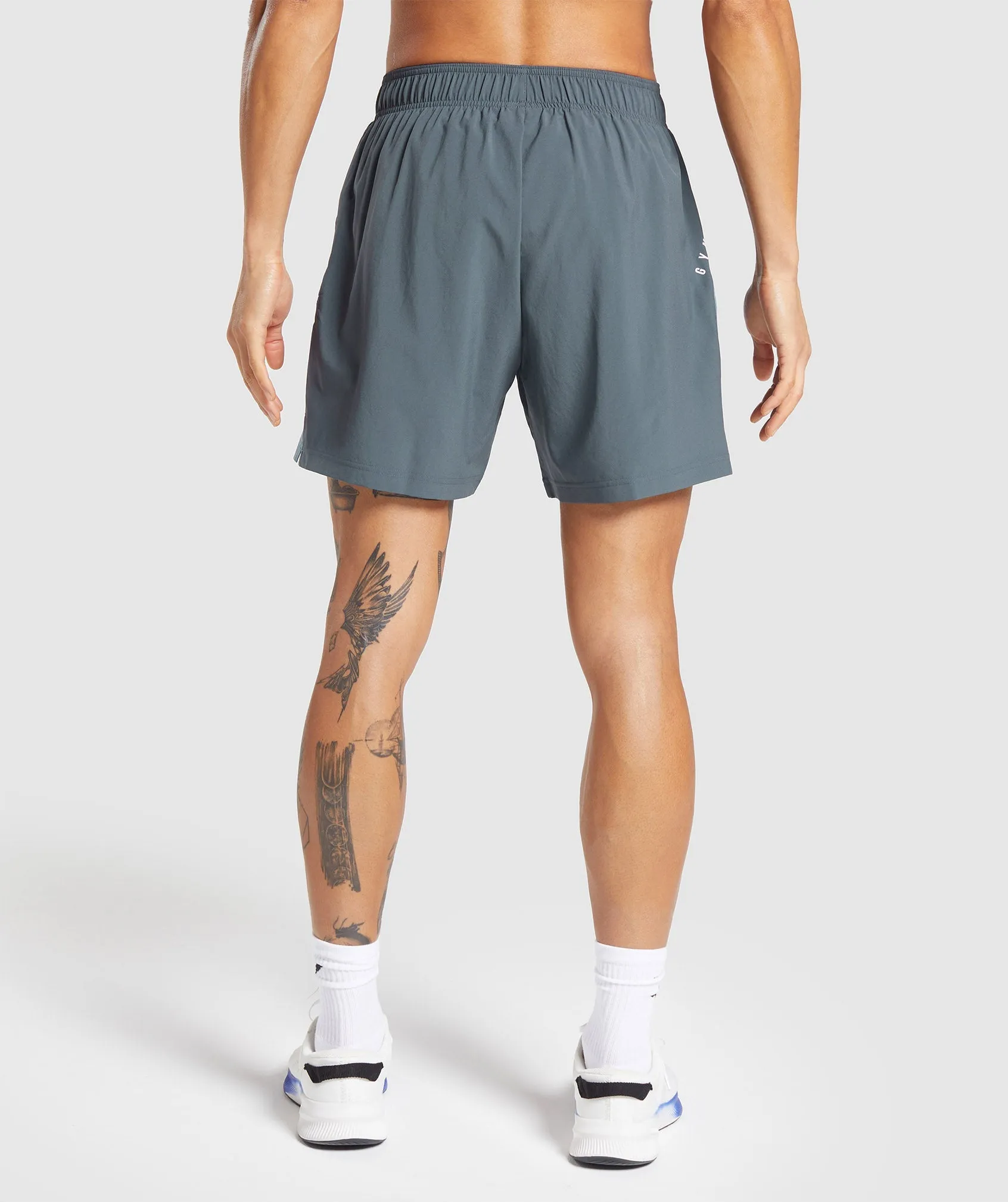 Gymshark Sport 7" Shorts - Titanium Blue/Faded Blue sold by Gymshark product image thumbnail 2