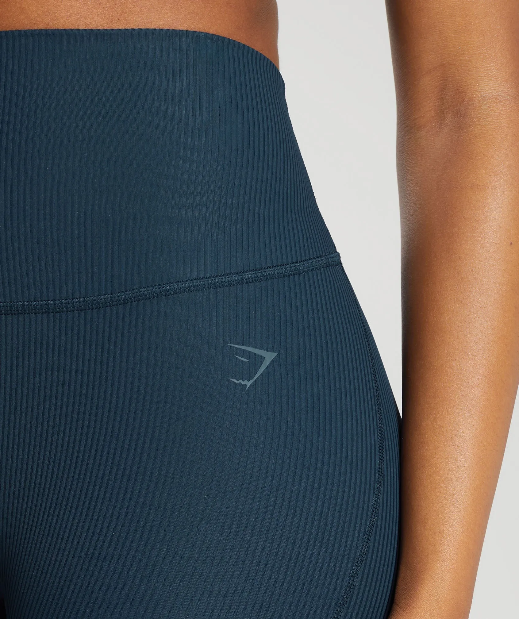 Gymshark Ribbed Legging - Navy sold by Gymshark product image thumbnail 5