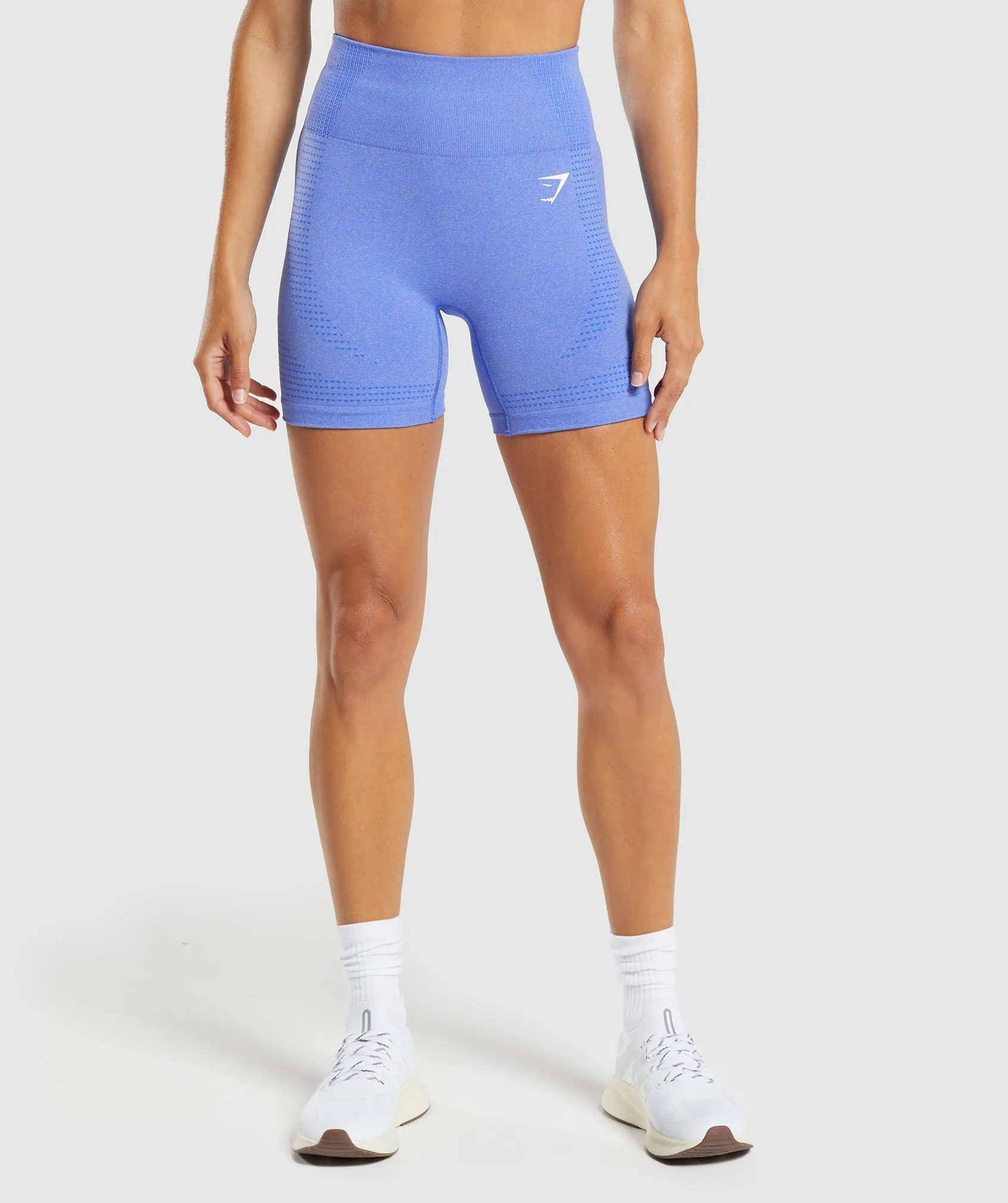Gymshark Vital Seamless Shorts - Lift Blue/ Marl sold by Gymshark