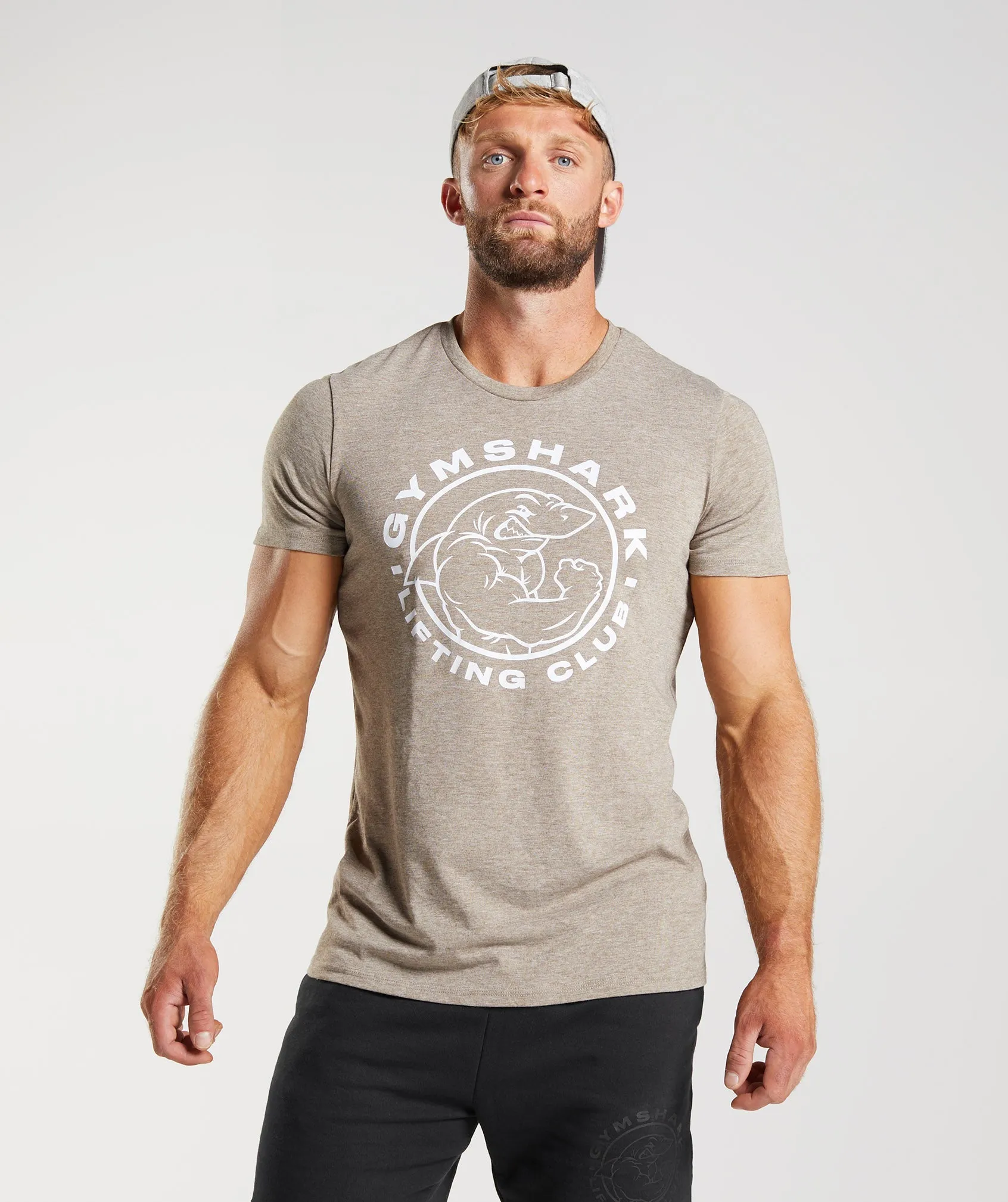 Gymshark Legacy T-Shirt - Limestone Marl sold by Gymshark