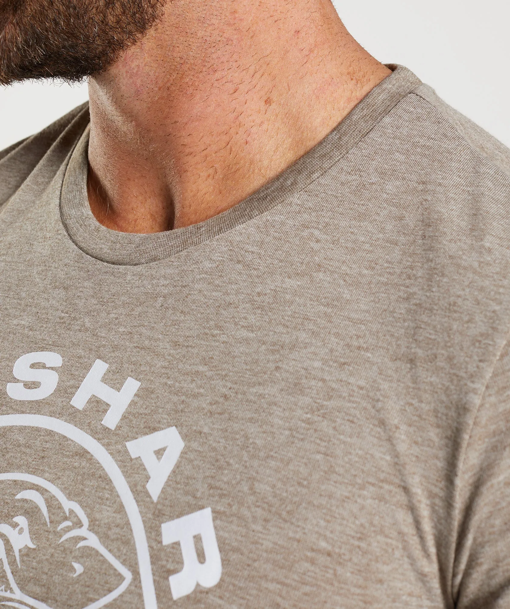 Gymshark Legacy T-Shirt - Limestone Marl sold by Gymshark product image thumbnail 5