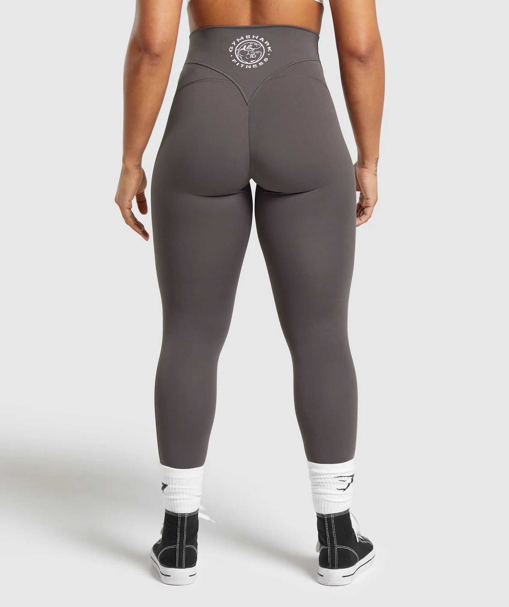 Gymshark Legacy Regular Leggings - Greyed Purple sold by Gymshark product image thumbnail 2