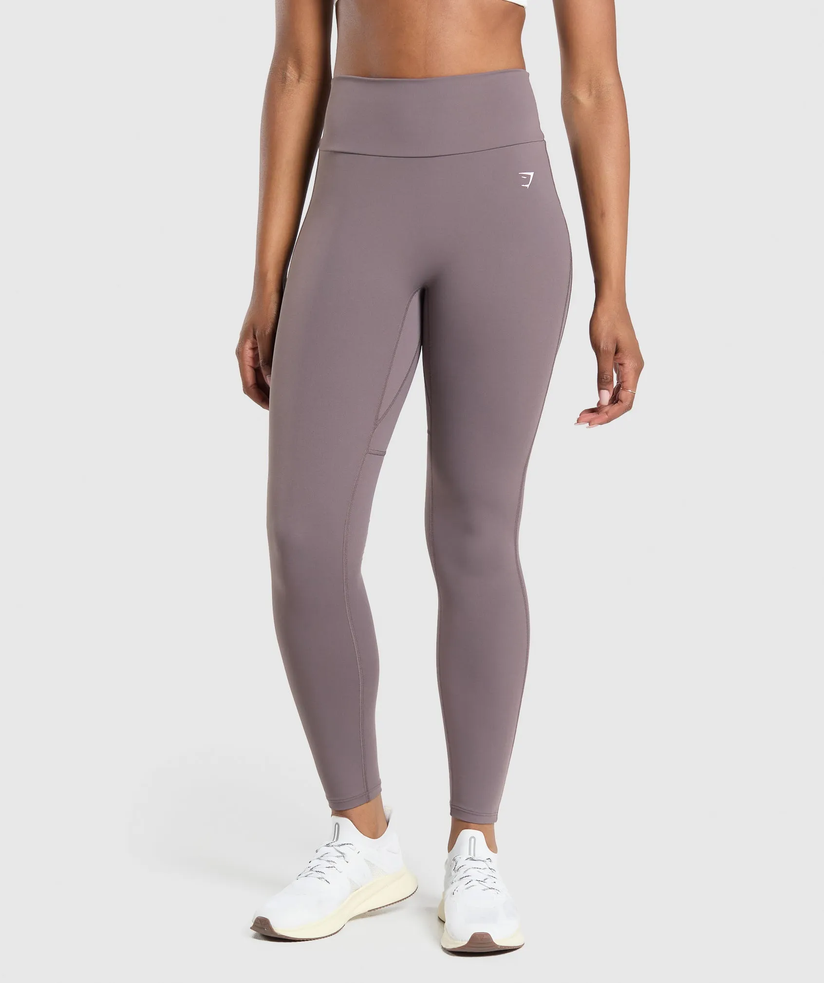 Gymshark Mesh Placement Leggings - Brushed Purple sold by Gymshark