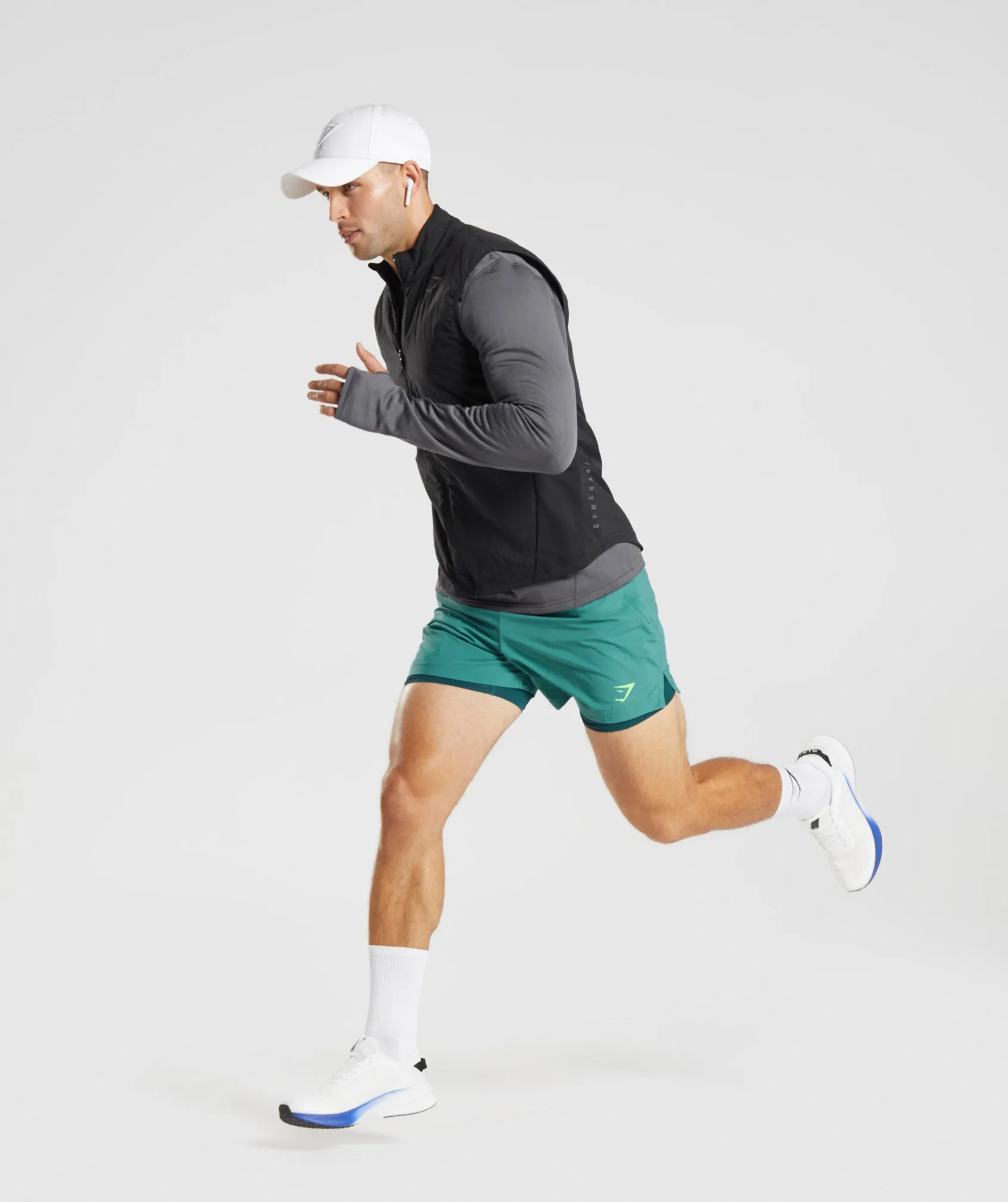 Gymshark Sport 5" 2 In 1 Shorts - Slate Blue/Winter Teal sold by Gymshark product image thumbnail 4