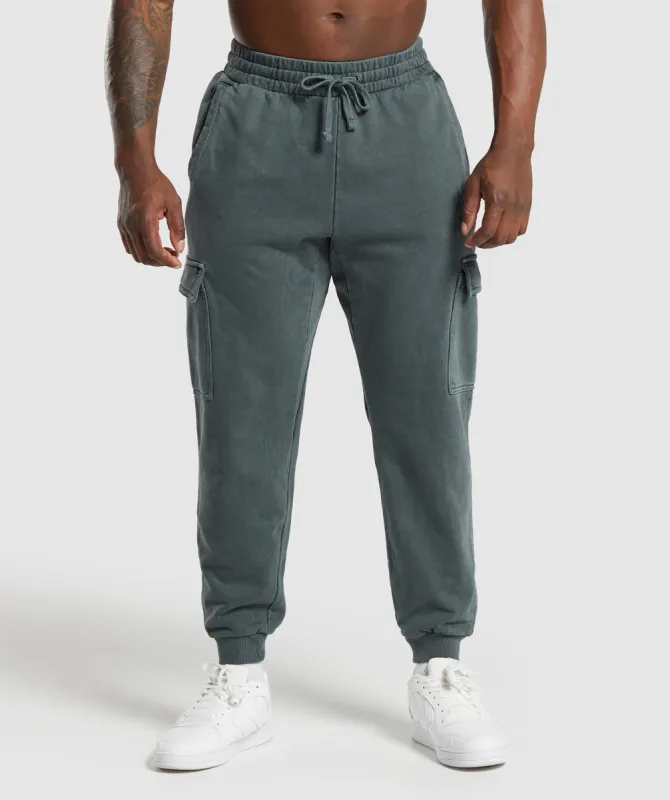 Gymshark Premium Legacy Cargo Pants - Cargo Teal sold by Gymshark
