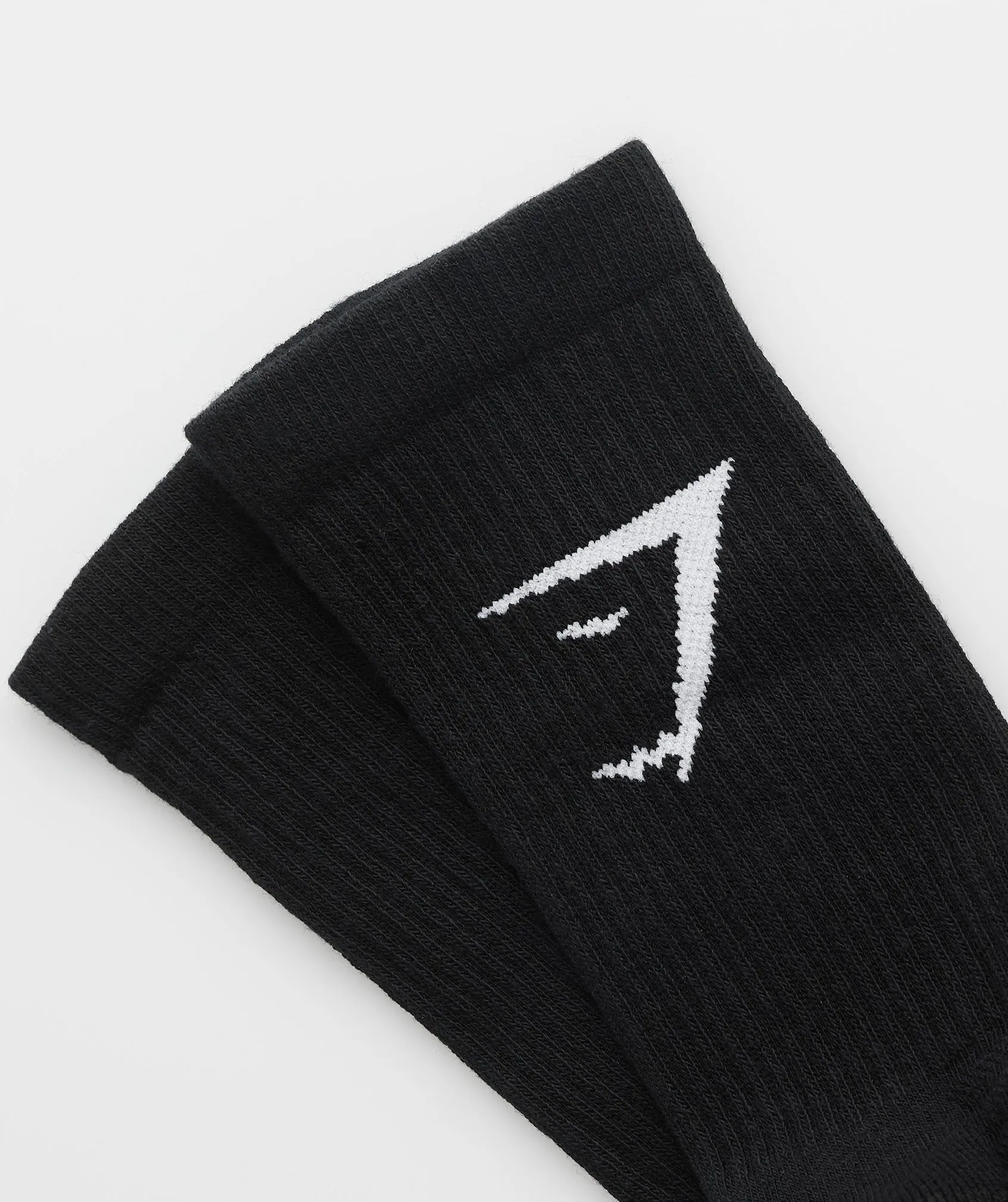 Gymshark Crew Socks 3pk - Black sold by Gymshark product image thumbnail 3
