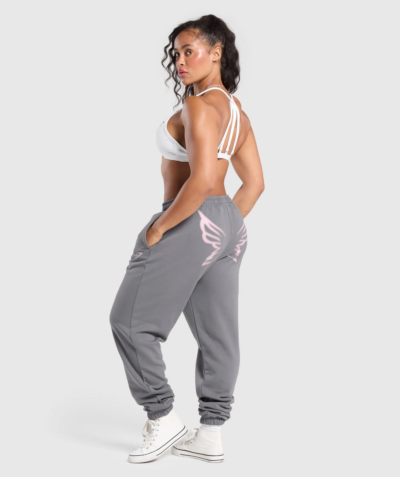 Gymshark Powered By Pre Joggers - Brushed Grey sold by Gymshark product image thumbnail 4