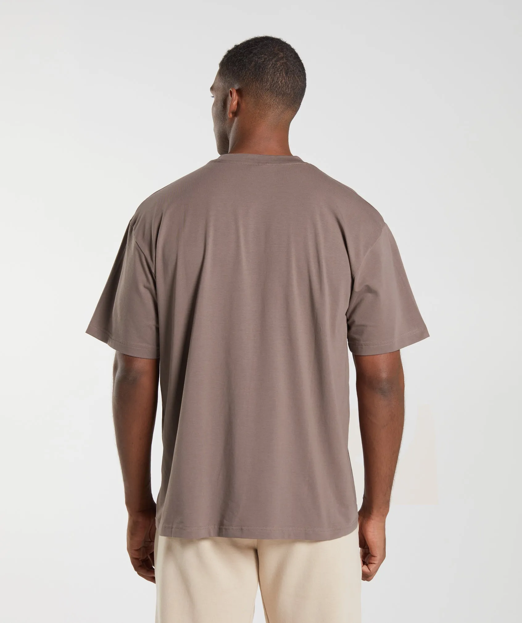 Gymshark Essential Oversized T-Shirt - Truffle Brown sold by Gymshark product image thumbnail 2