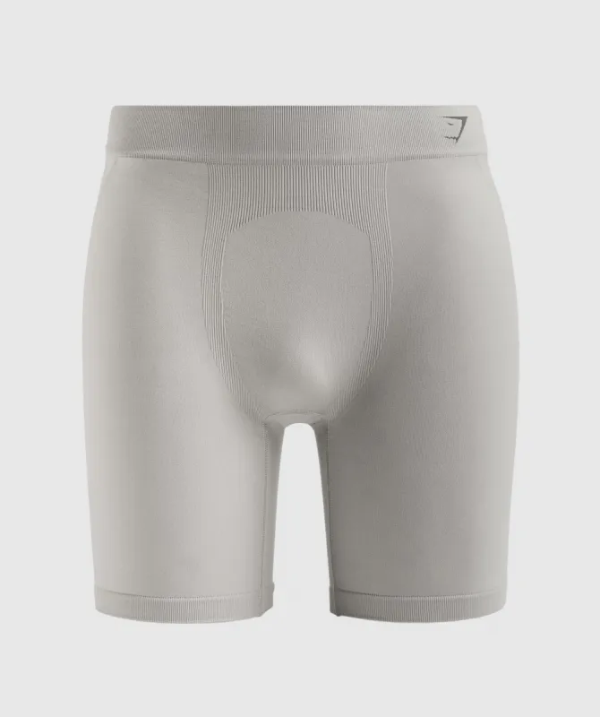Gymshark Hybrid Boxer - Taupe Grey/Onyx Grey sold by Gymshark