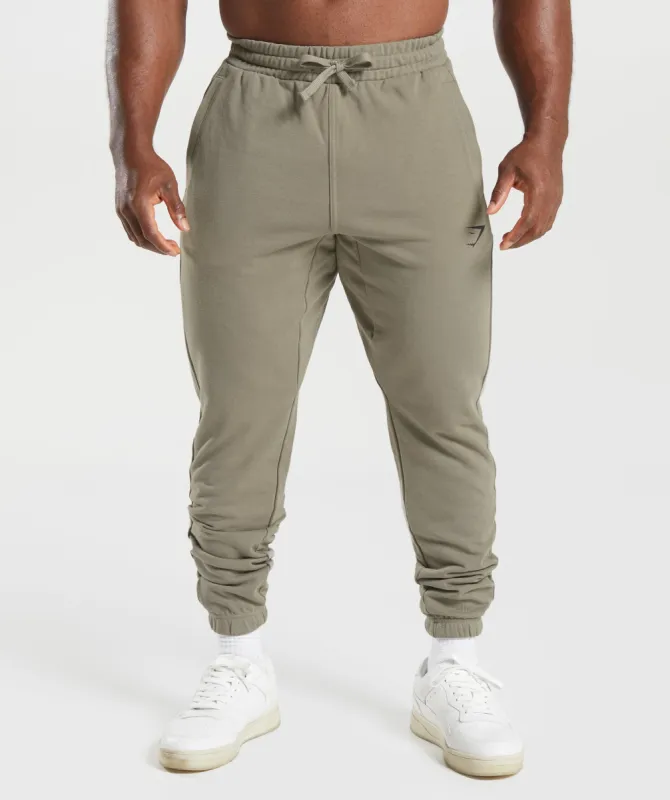 Gymshark Essential Oversized Joggers - Linen Brown sold by Gymshark