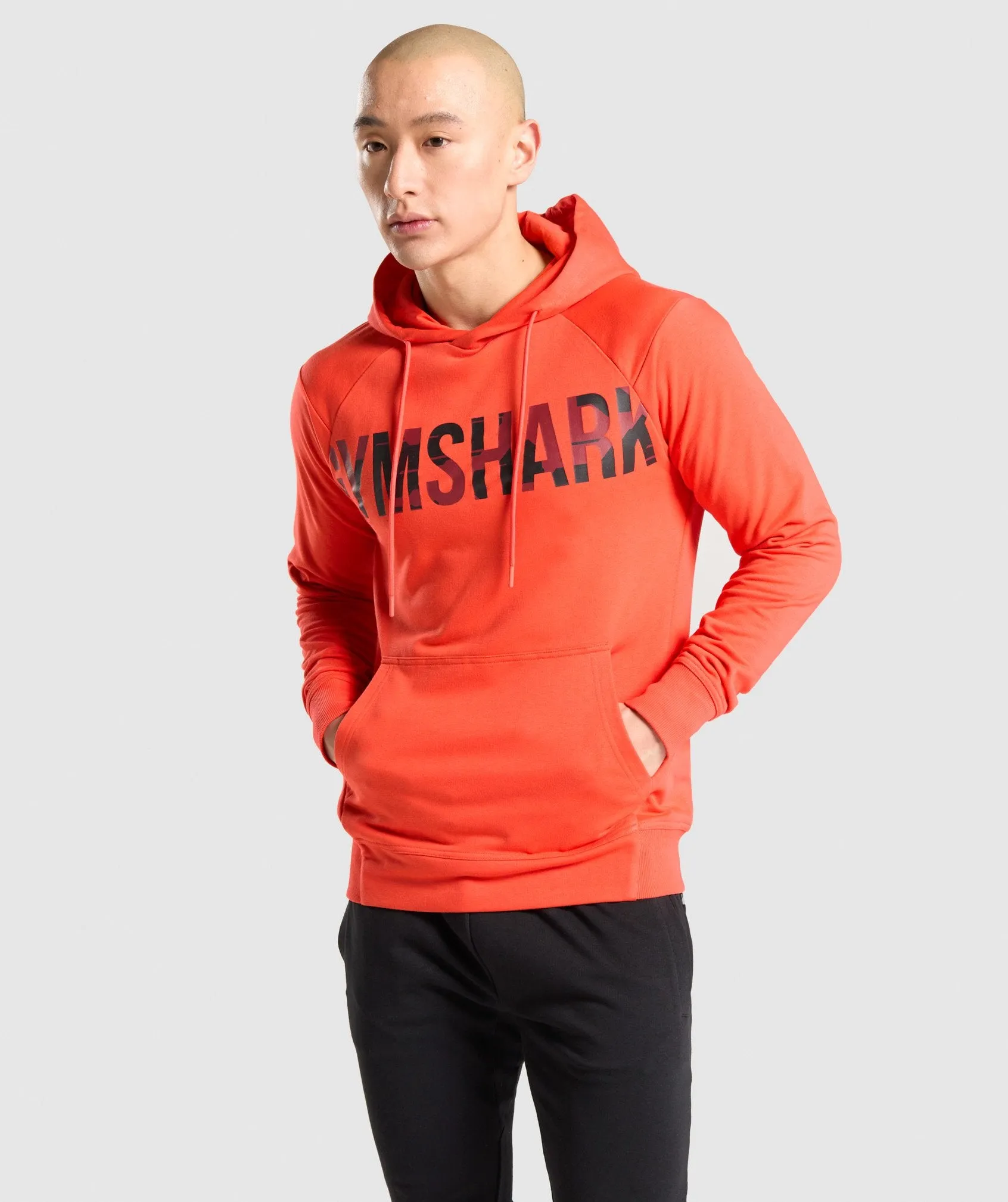 Gymshark Bold Hoodie - Orange/Camo sold by Gymshark