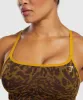 Gymshark Adapt Safari Seamless Sports Bra - Archive Brown/Burnt Yellow sold by Gymshark