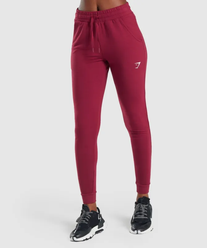 Gymshark Pippa Training Joggers - Burgundy sold by Gymshark