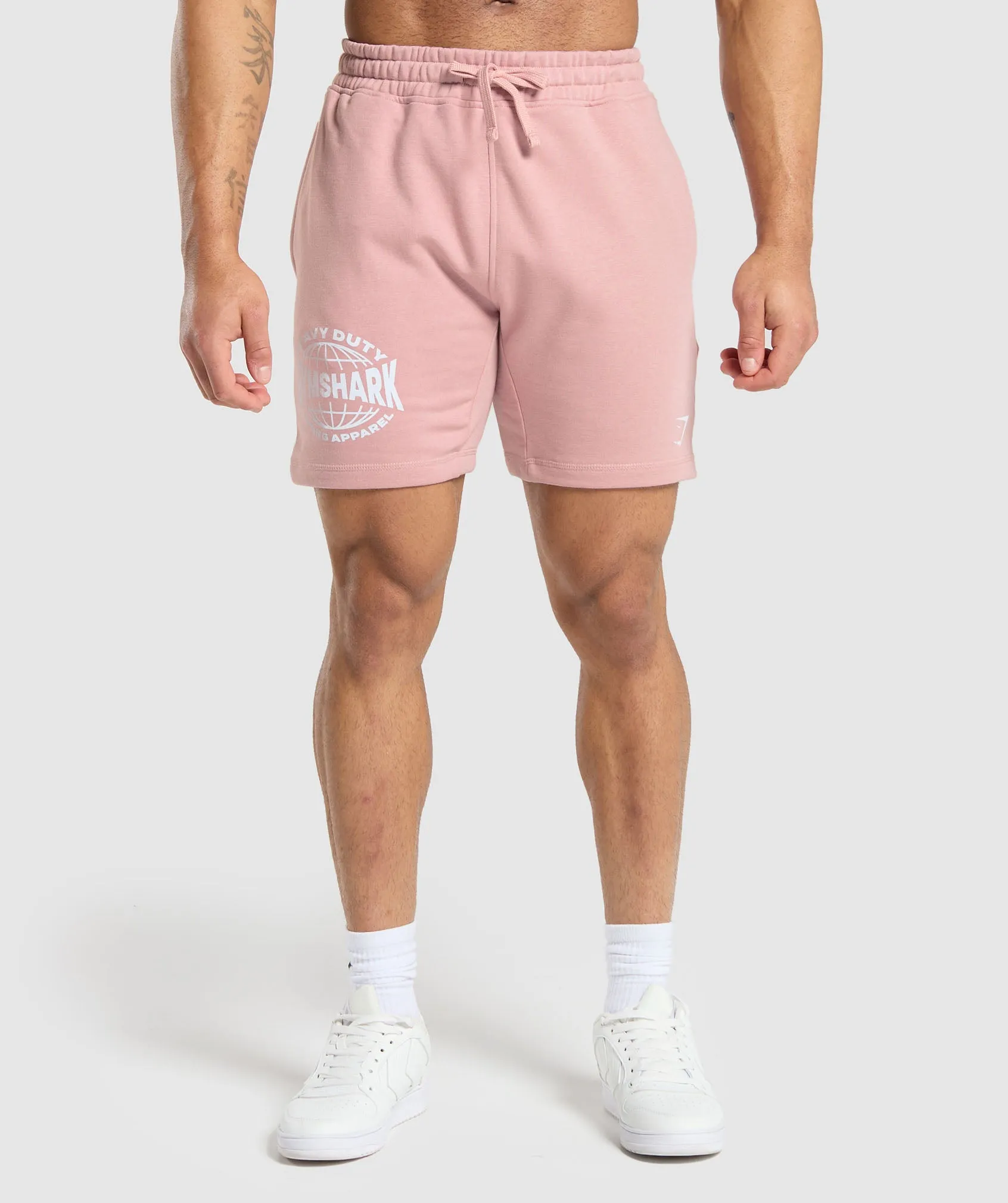 Gymshark Heavy Duty Apparel 7" Shorts - Light Pink sold by Gymshark