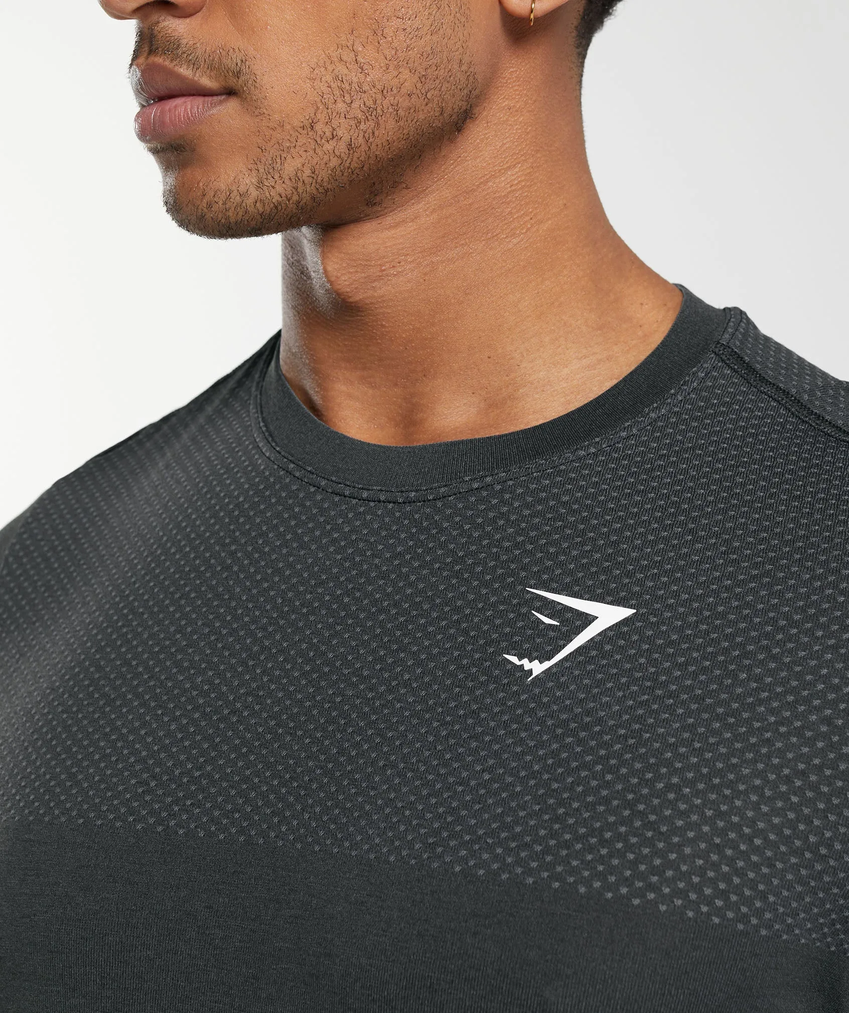 Gymshark Vital T-Shirt - Black/Medium Grey Marl sold by Gymshark product image thumbnail 5