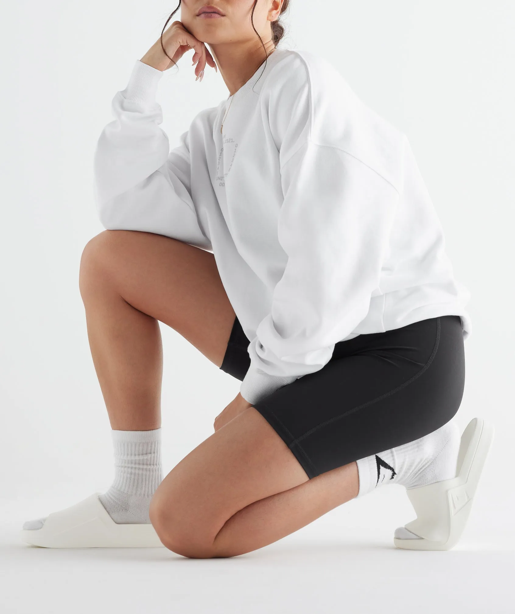 Gymshark Rest Day Slides - Off White sold by Gymshark product image thumbnail 3