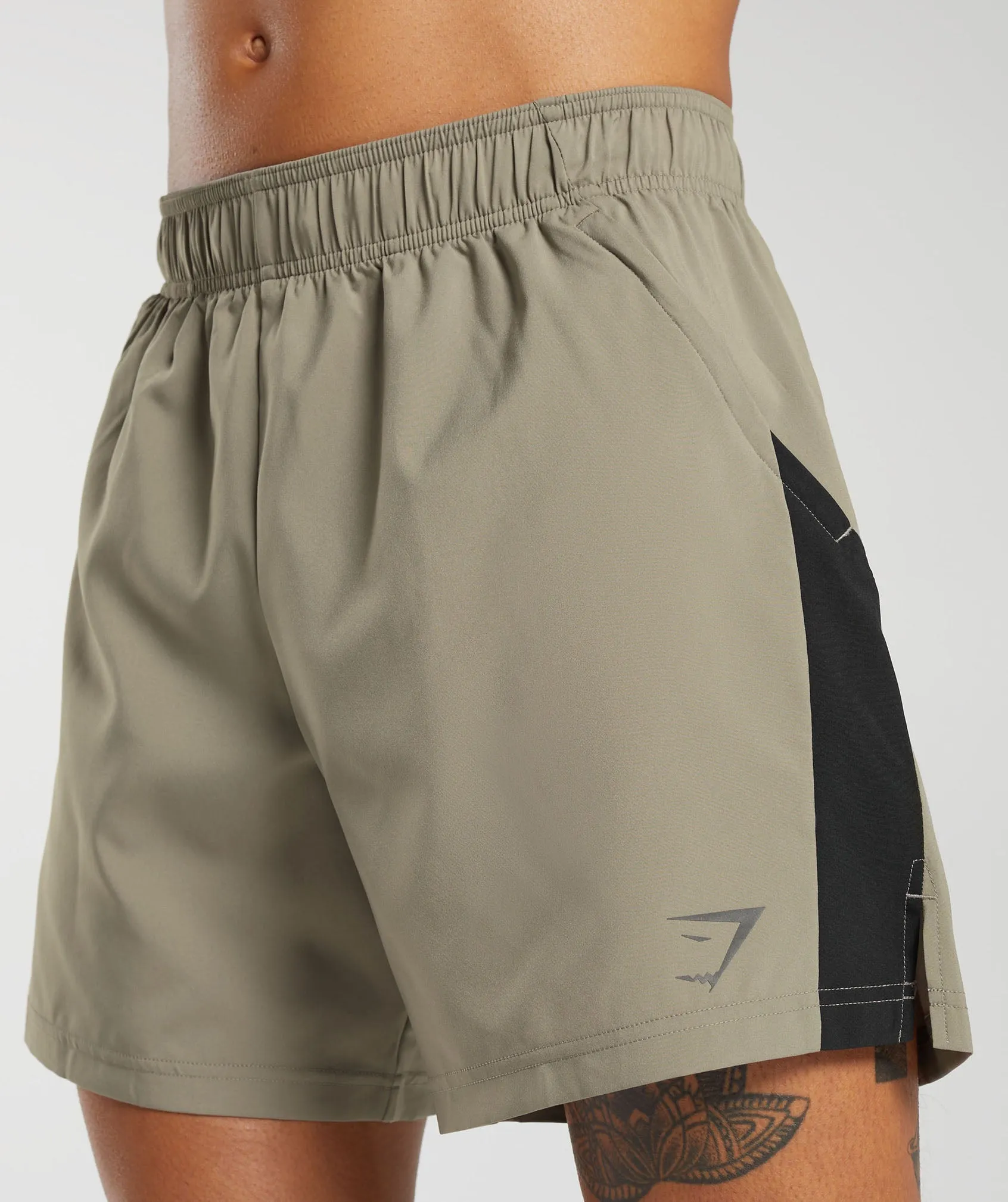 Gymshark Sport 7" Short - Linen Brown/Black sold by Gymshark product image thumbnail 5