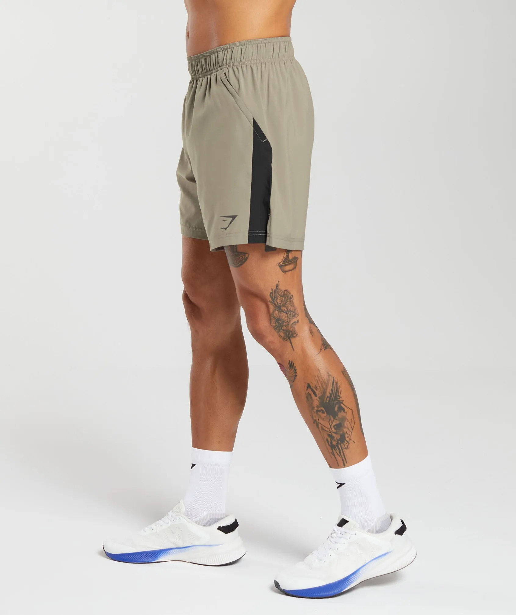 Gymshark Sport 7" Short - Linen Brown/Black sold by Gymshark product image thumbnail 3
