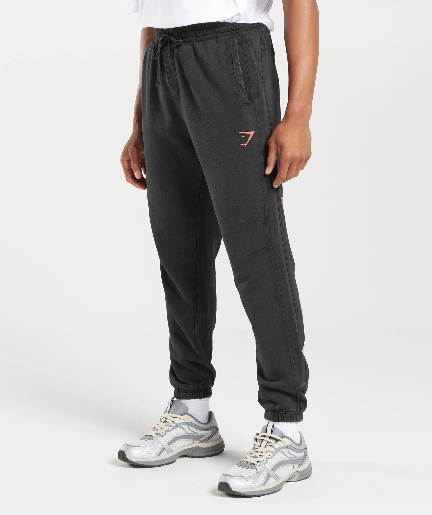 Gymshark Collegiate Joggers - Black/Acid Wash sold by Gymshark product image thumbnail 3