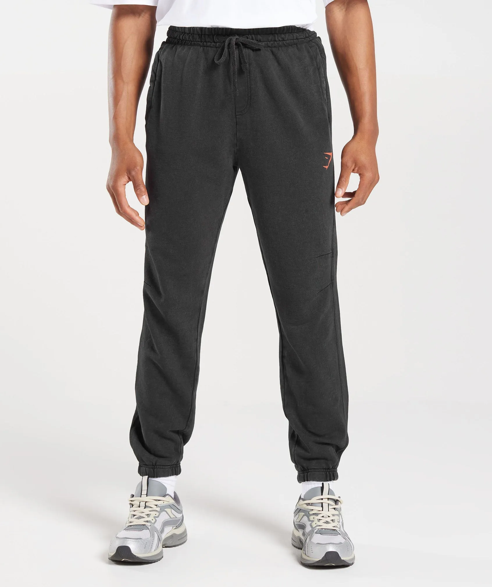 Gymshark Collegiate Joggers - Black/Acid Wash sold by Gymshark