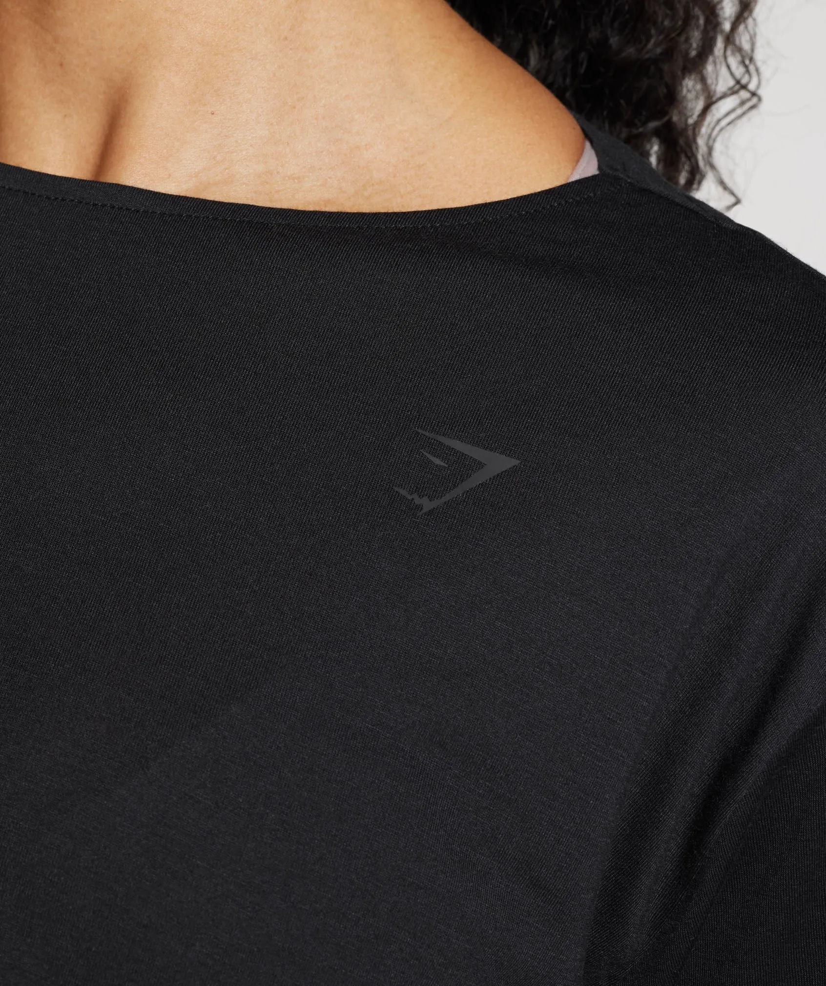 Gymshark Super Soft Cut-Out Long Sleeve Top - Black sold by Gymshark product image thumbnail 5