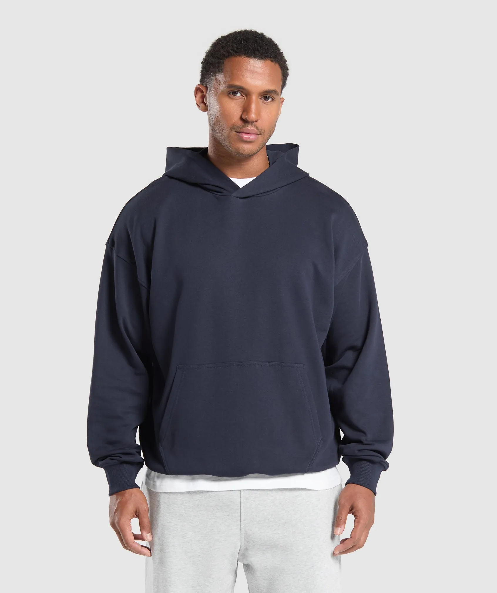 Gymshark Rest Day Essentials Hoodie - Heavy Blue sold by Gymshark