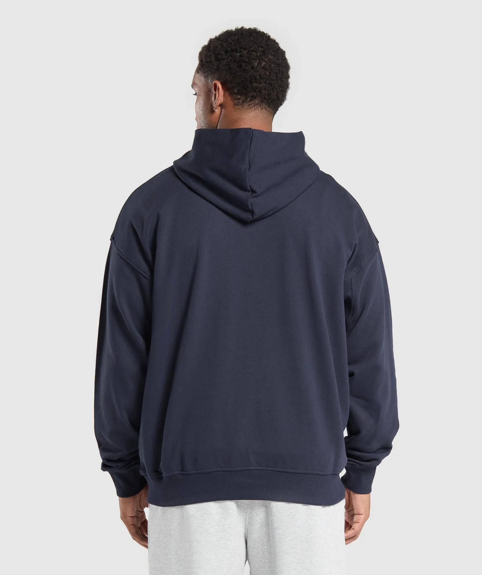 Gymshark Rest Day Essentials Hoodie - Heavy Blue sold by Gymshark product image thumbnail 3