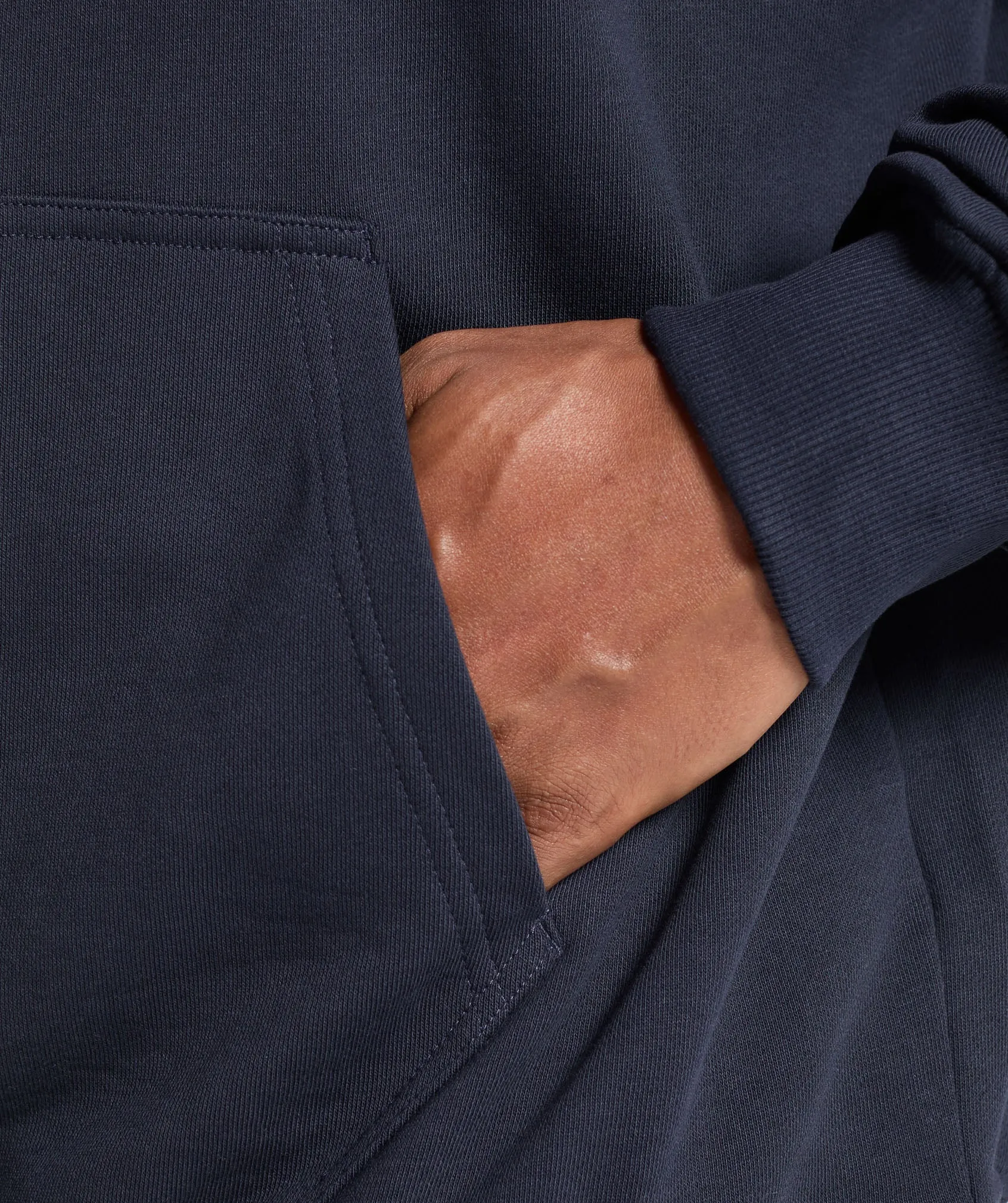 Gymshark Rest Day Essentials Hoodie - Heavy Blue sold by Gymshark product image thumbnail 5