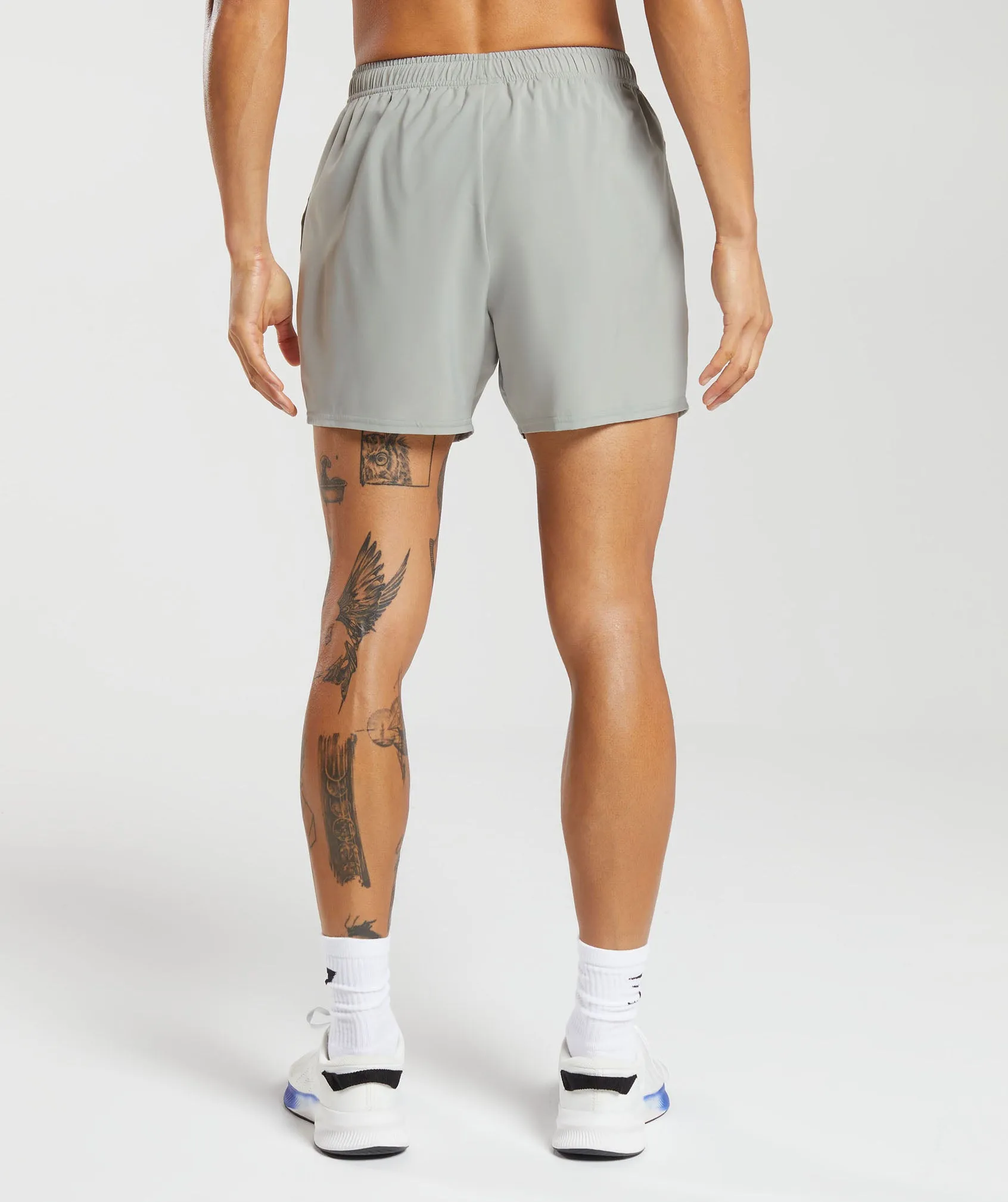 Gymshark Arrival 5" Shorts - Stone Grey sold by Gymshark product image thumbnail 2
