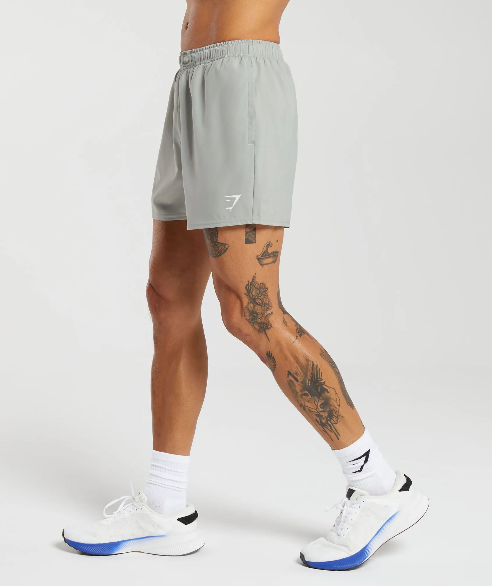 Gymshark Arrival 5" Shorts - Stone Grey sold by Gymshark product image thumbnail 3