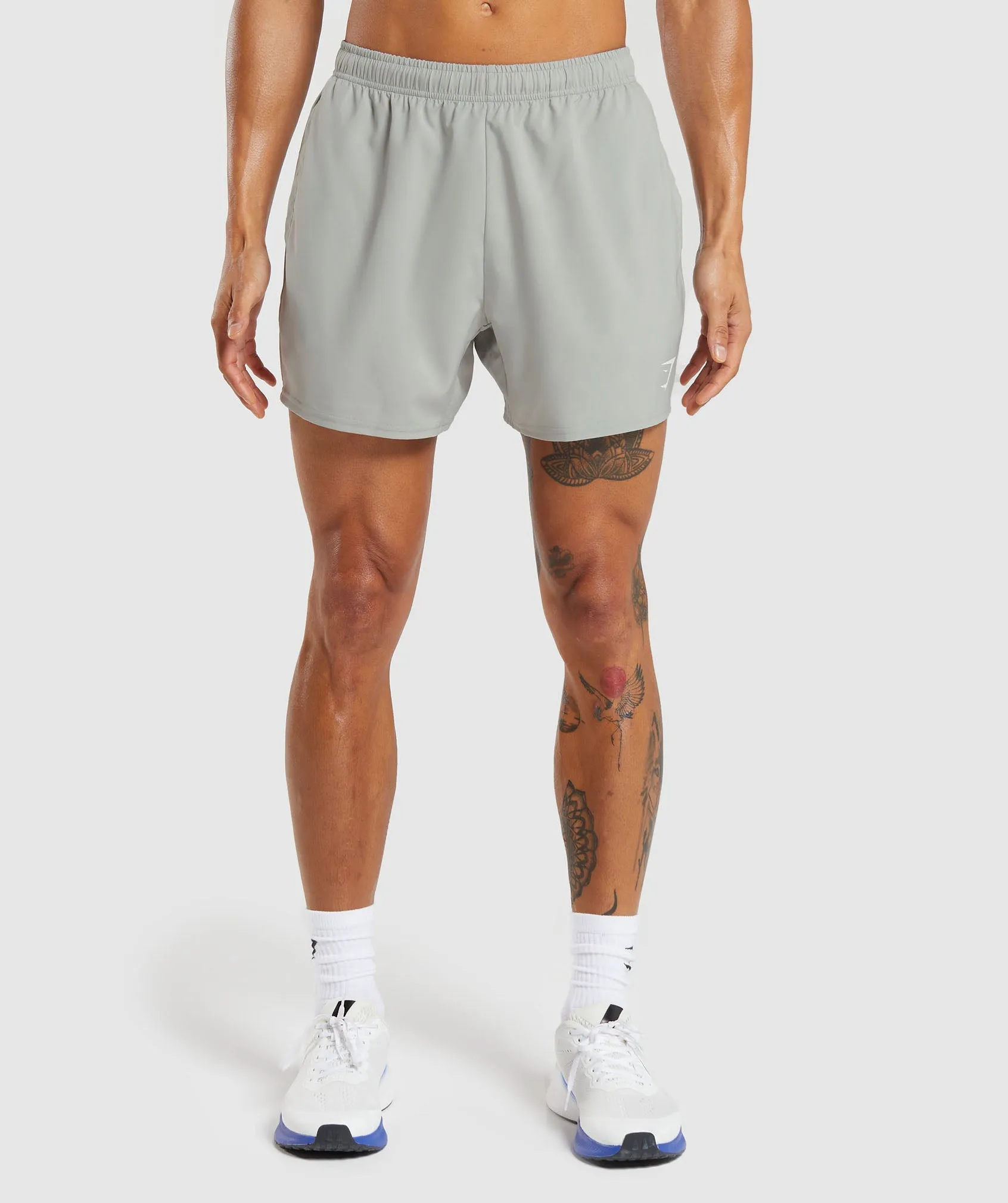 Gymshark Arrival 5" Shorts - Stone Grey sold by Gymshark