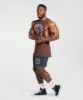 Gymshark Legacy Drop Arm Tank - Cherry Brown sold by Gymshark