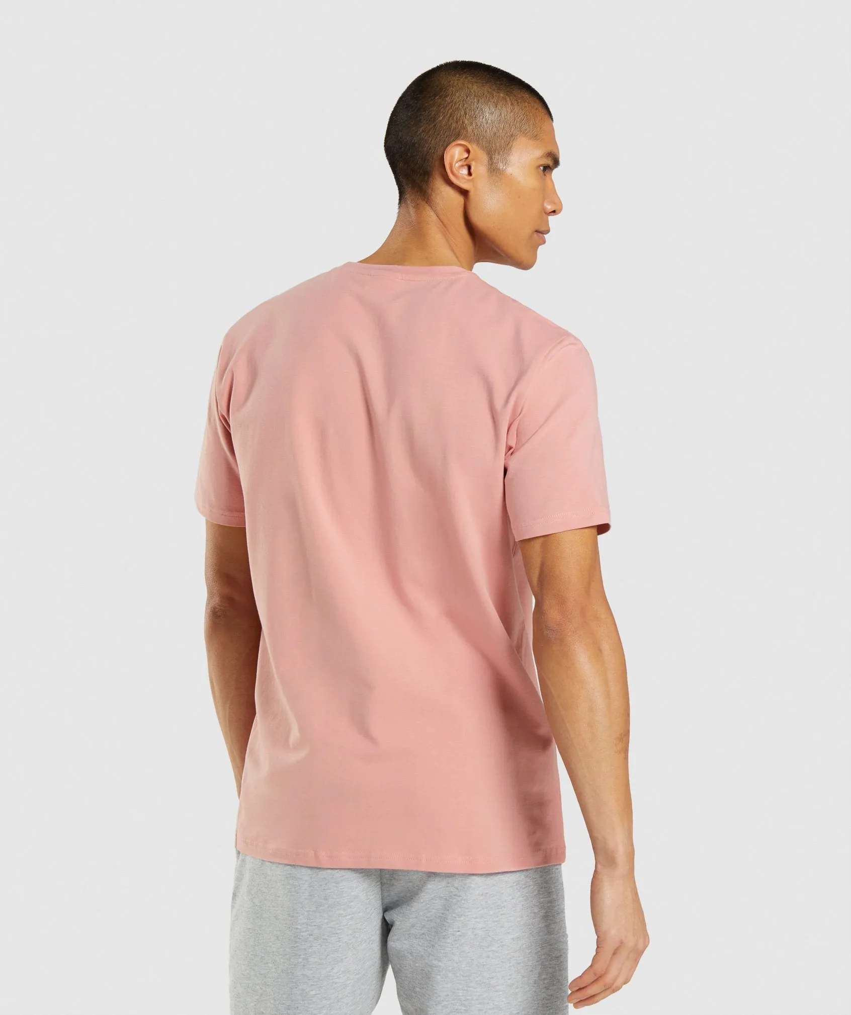 Gymshark Sharkhead Infill T-Shirt - Pink sold by Gymshark product image thumbnail 2