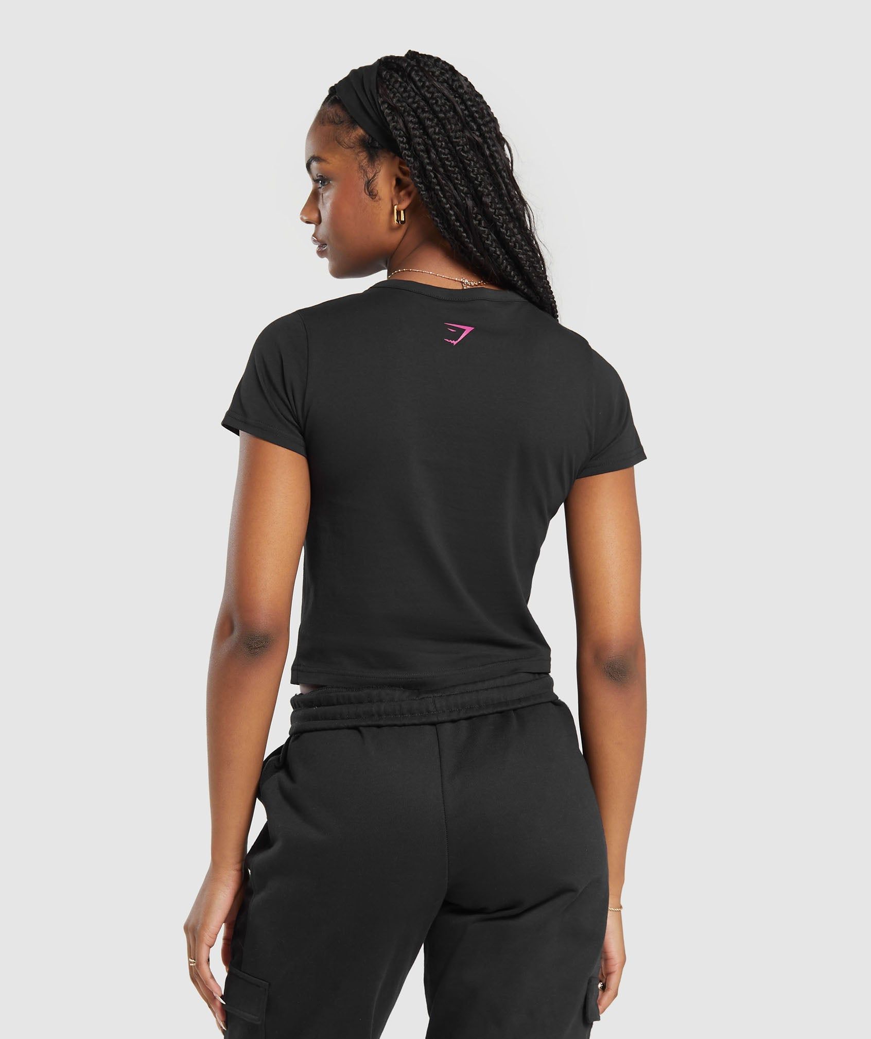 Gymshark I Heart Gym Baby T-Shirt - Black sold by Gymshark product image thumbnail 2