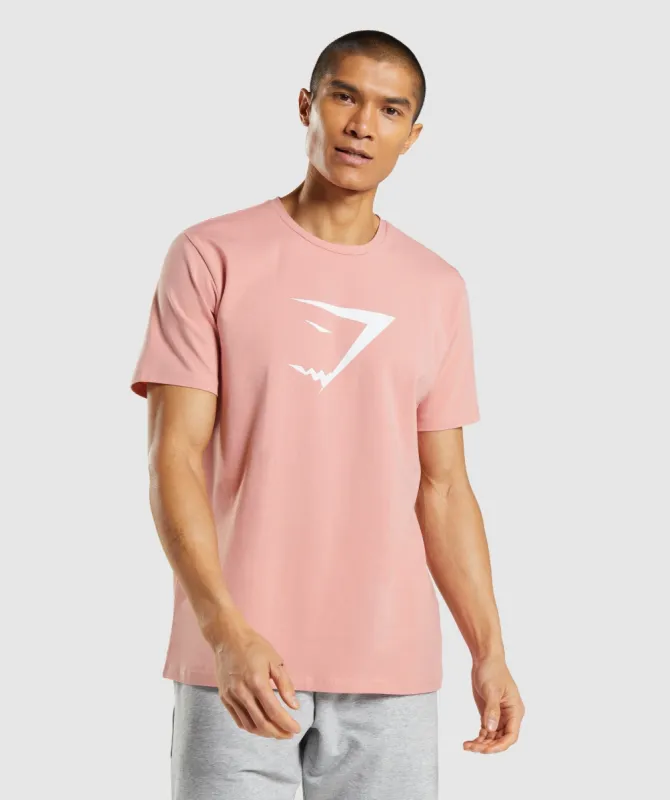 Gymshark Sharkhead Infill T-Shirt - Pink sold by Gymshark